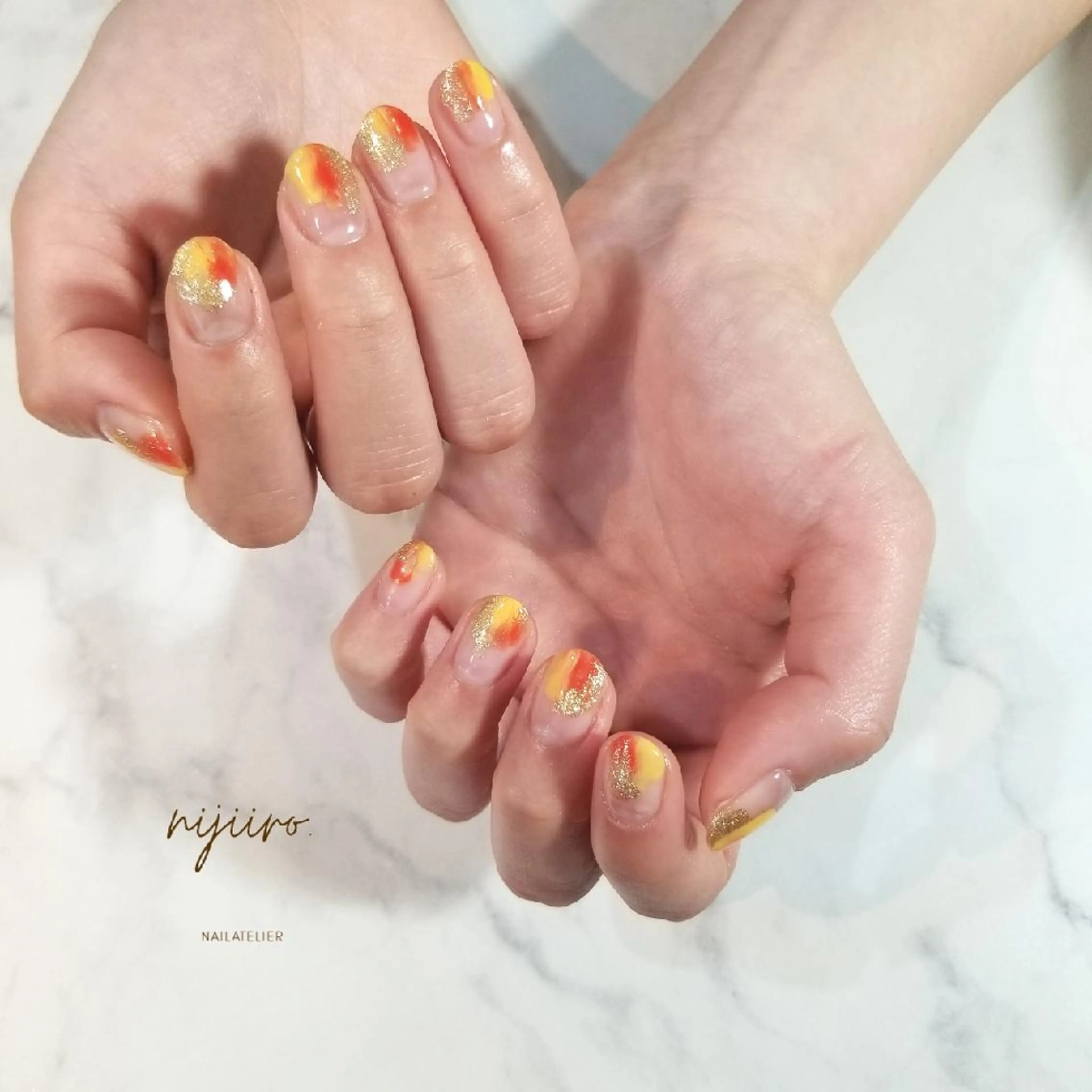 ネイル ハンドネイル nijiiro🌈 サトウのネイルデザイン