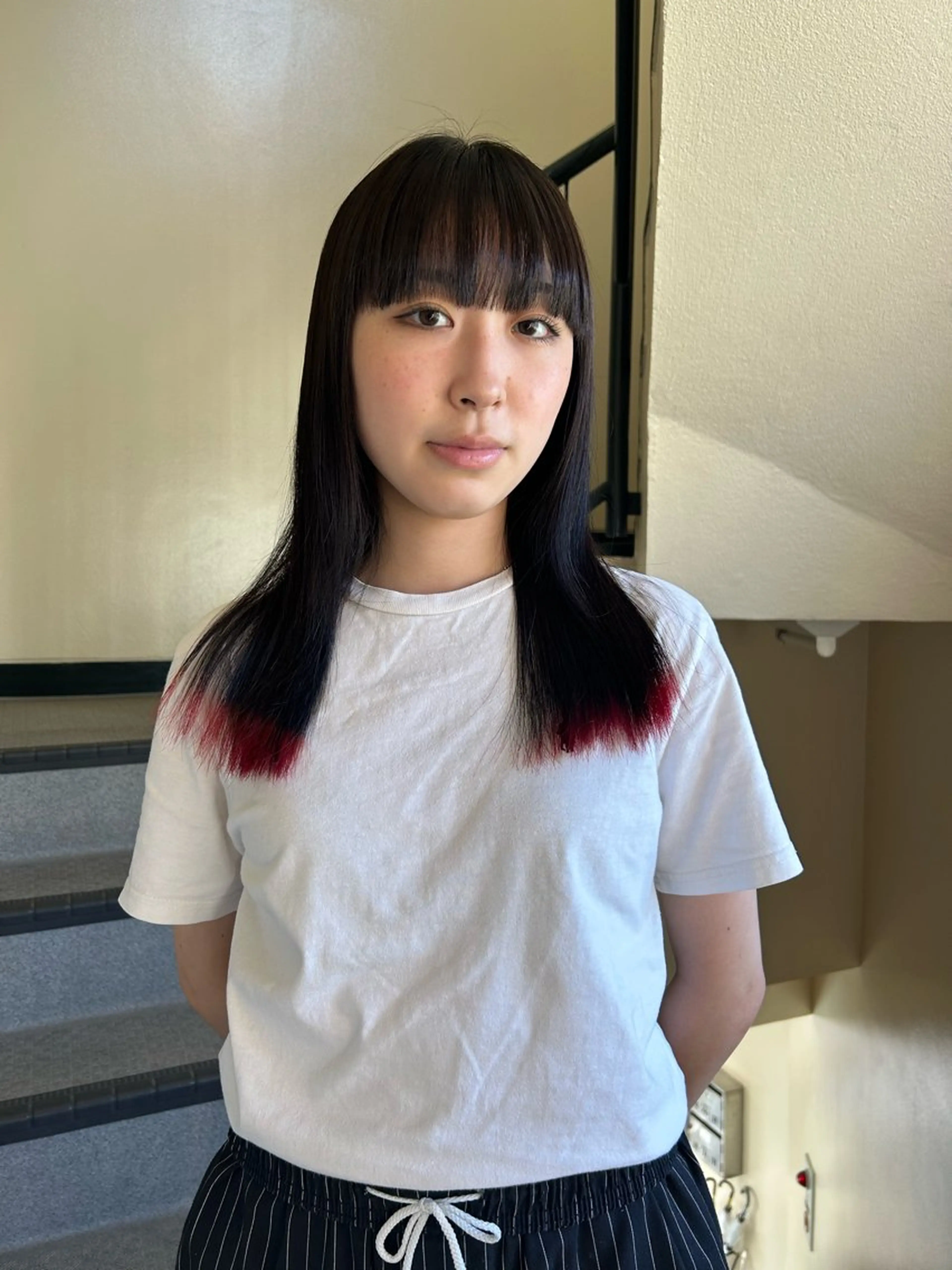 ロング カラー ヘアアレンジ ヘアカラー ☕️結【suii.】 ボブ/ヘアセット☕️のヘアスタイル