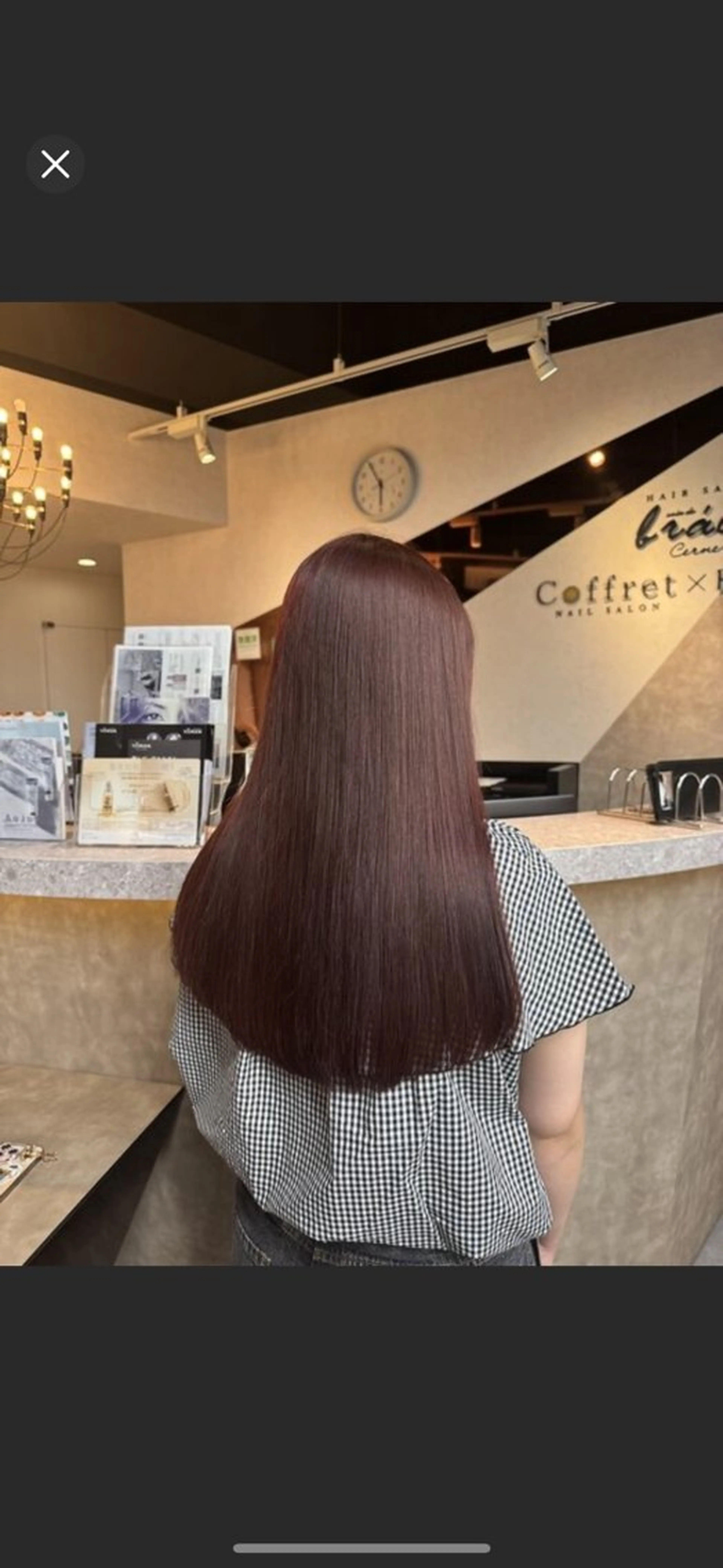 ロング 岩岡 つなみのヘアスタイル