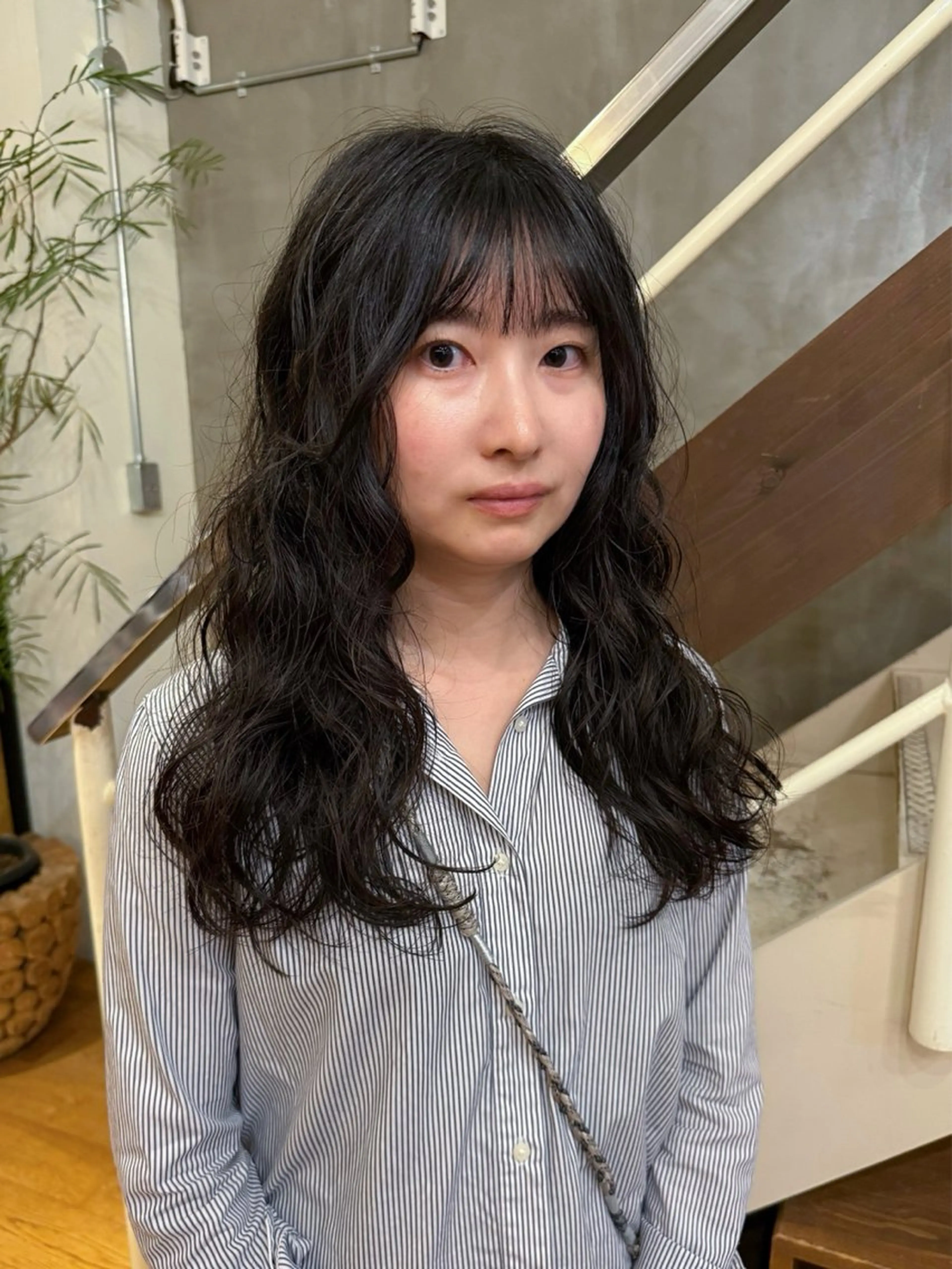 ロング パーマ ロング 松尾/パーマ/堀江 心斎橋/なんばのヘアスタイル