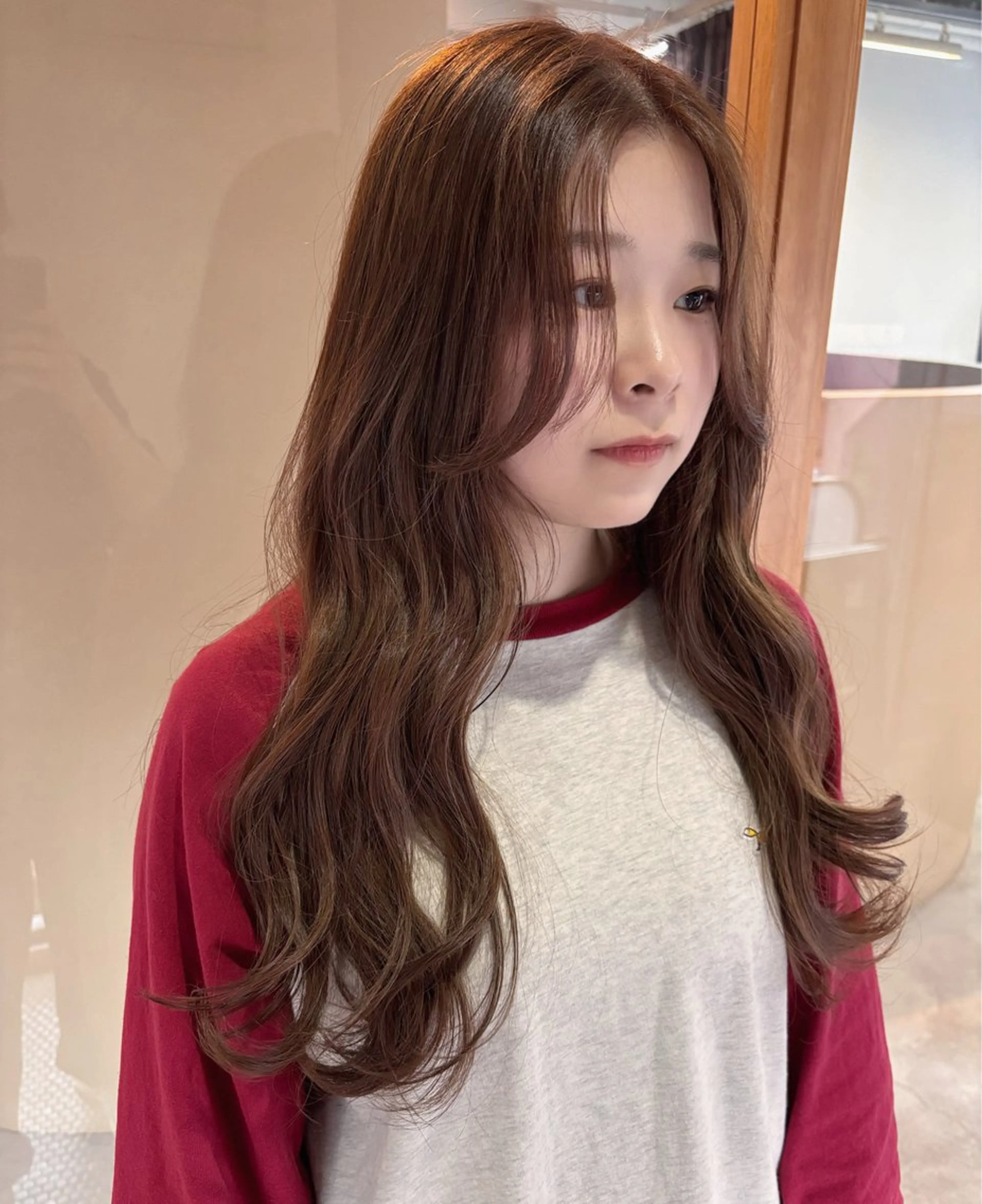 ロング 海外風ヘア 野田光也のヘアスタイル