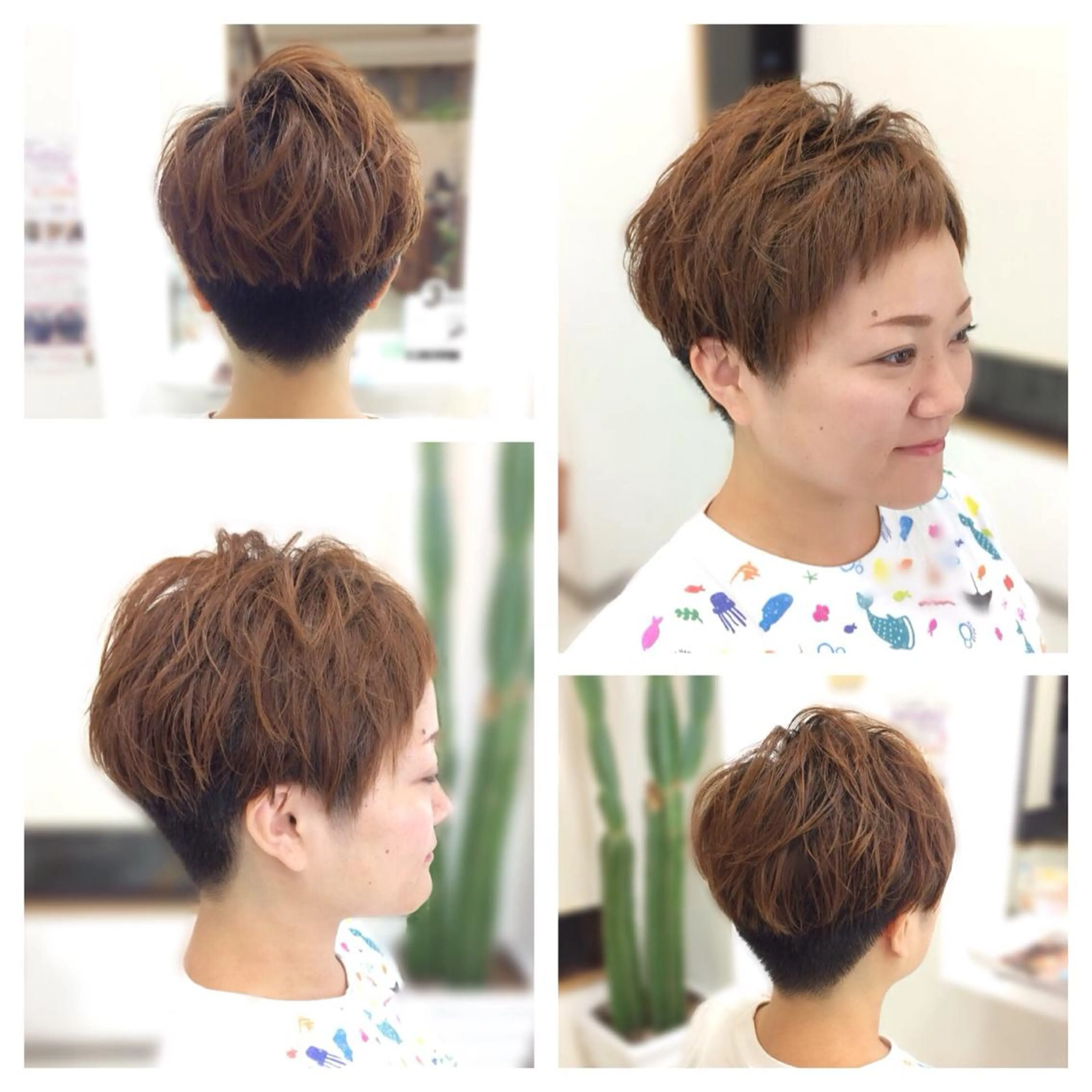 ショート ベリーショート ショートヘア いけだ ゆうのヘアスタイル