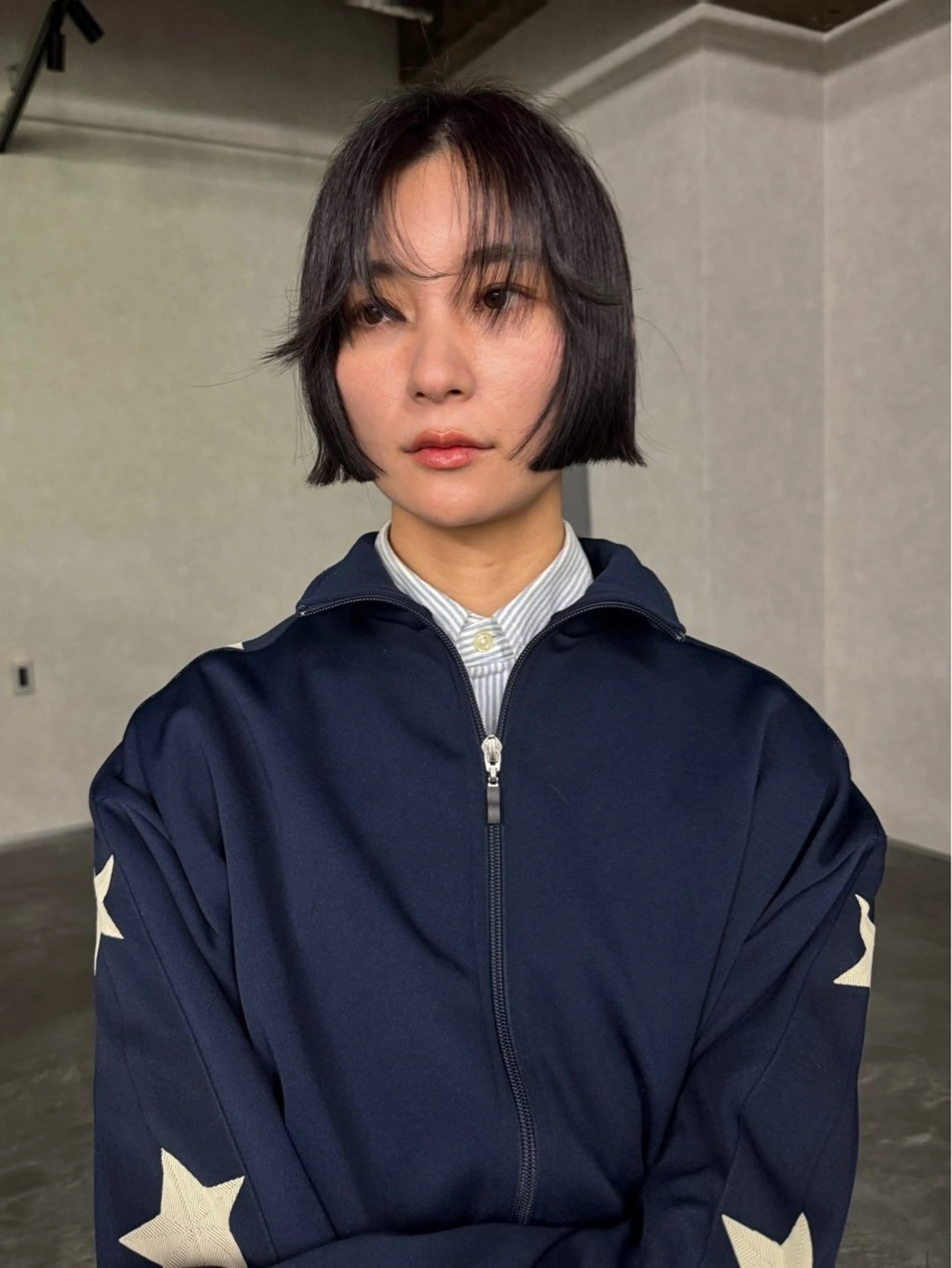 ショート カラー もりしま あやかのヘアスタイル