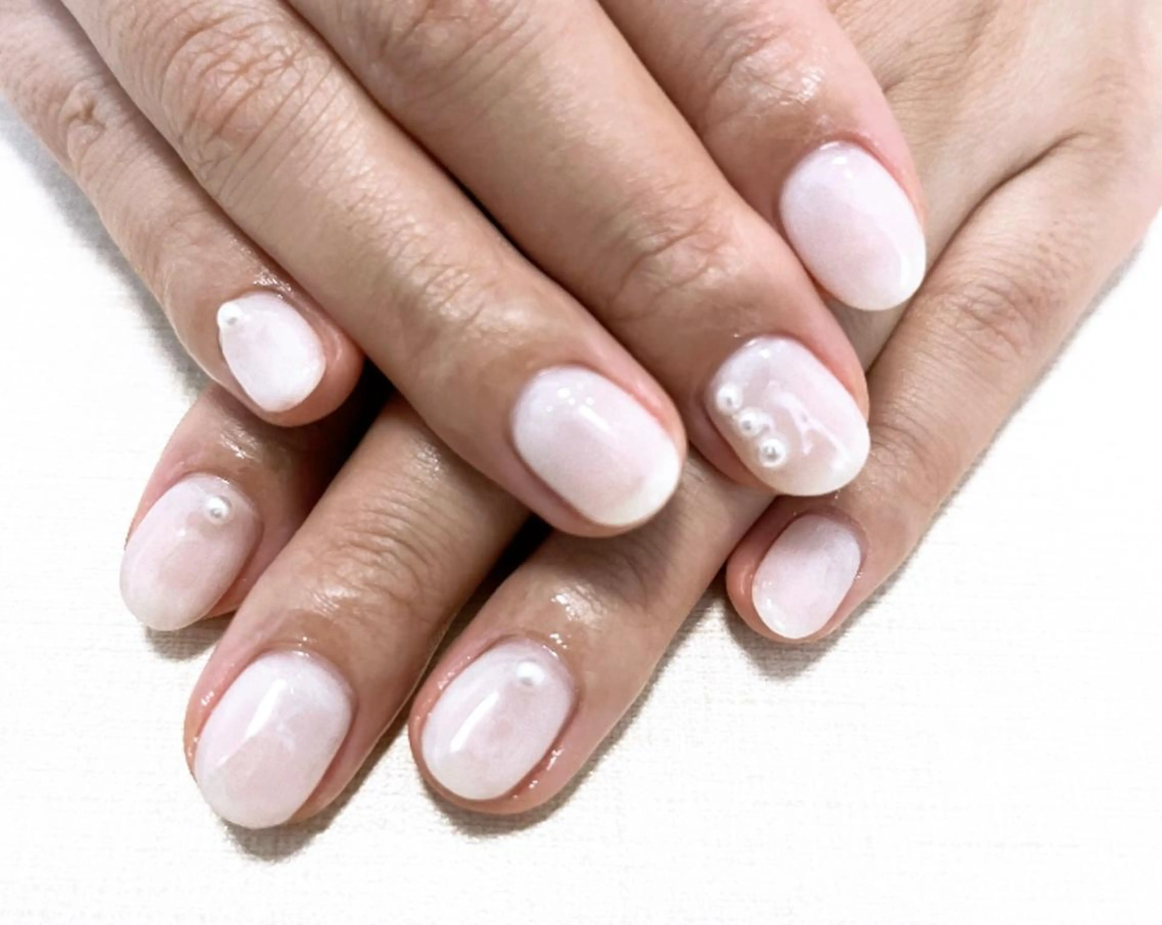 ネイル シンプルネイル ハンドネイル わたなべ さやかのネイルデザイン