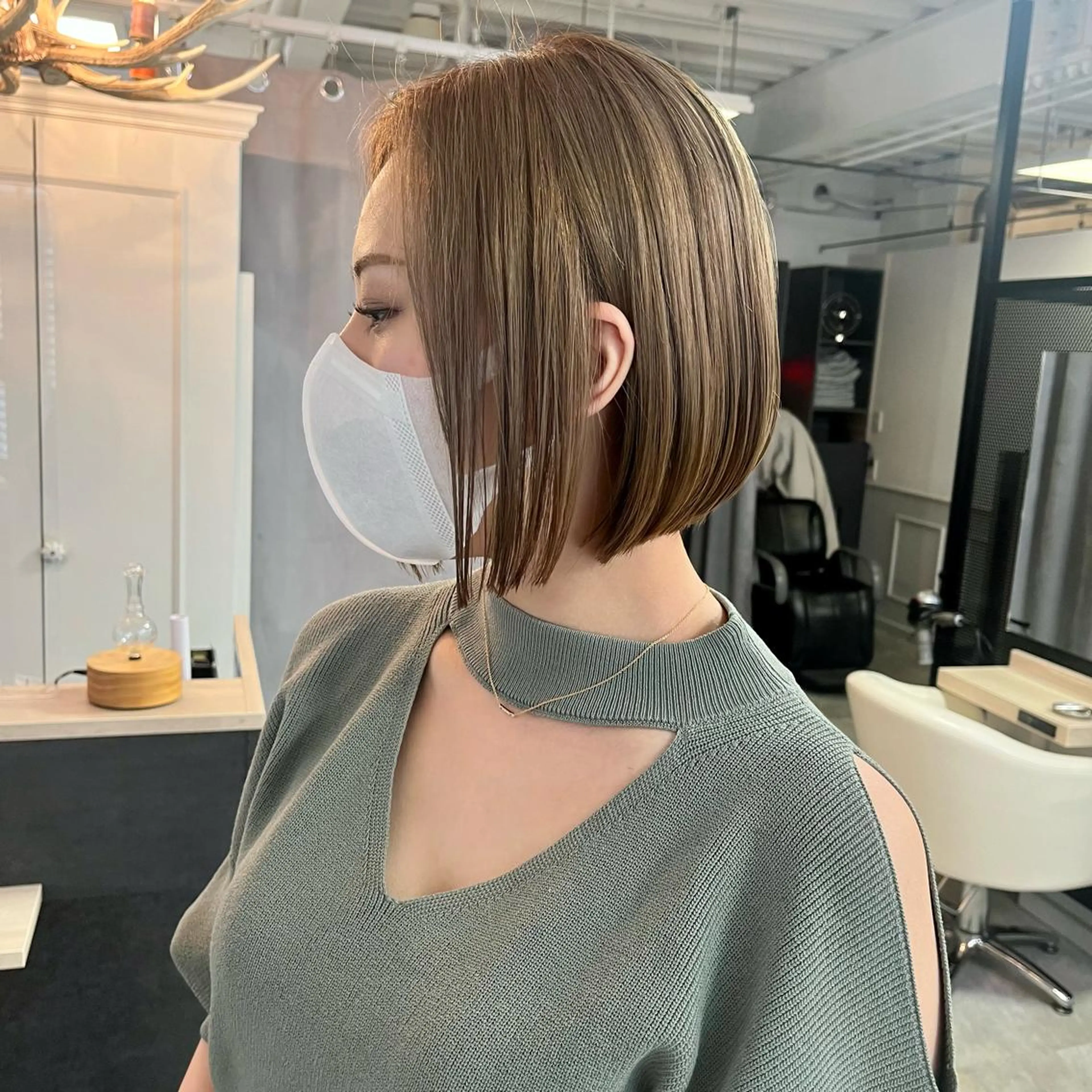 ショート カラー ボブ& 髪質改善FUMIYAのヘアスタイル