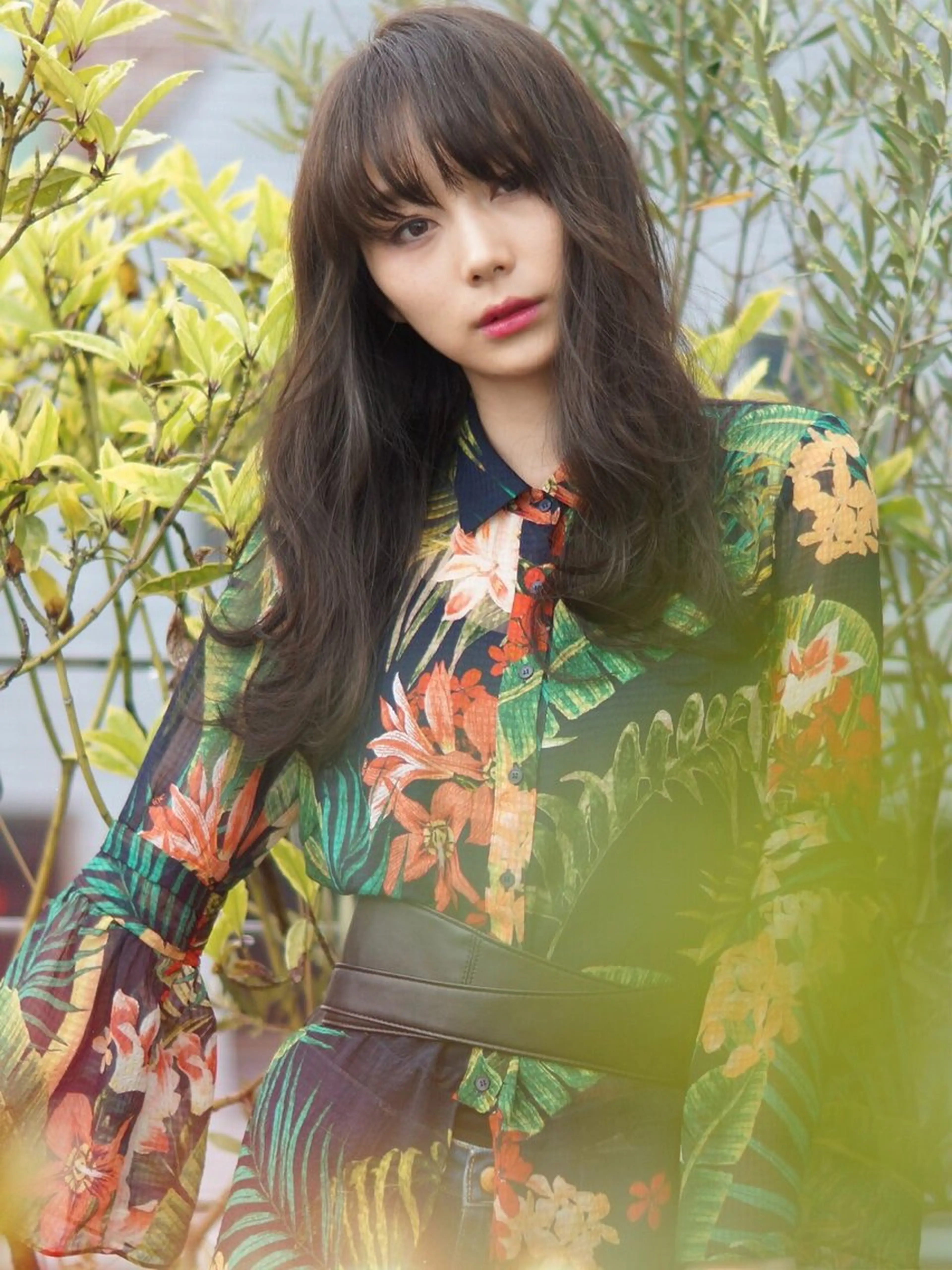 ロング カラー パーマ カット ヘアカラー 縮毛矯正 トリートメント hoNua. 栄/透明感カラーのヘアスタイル