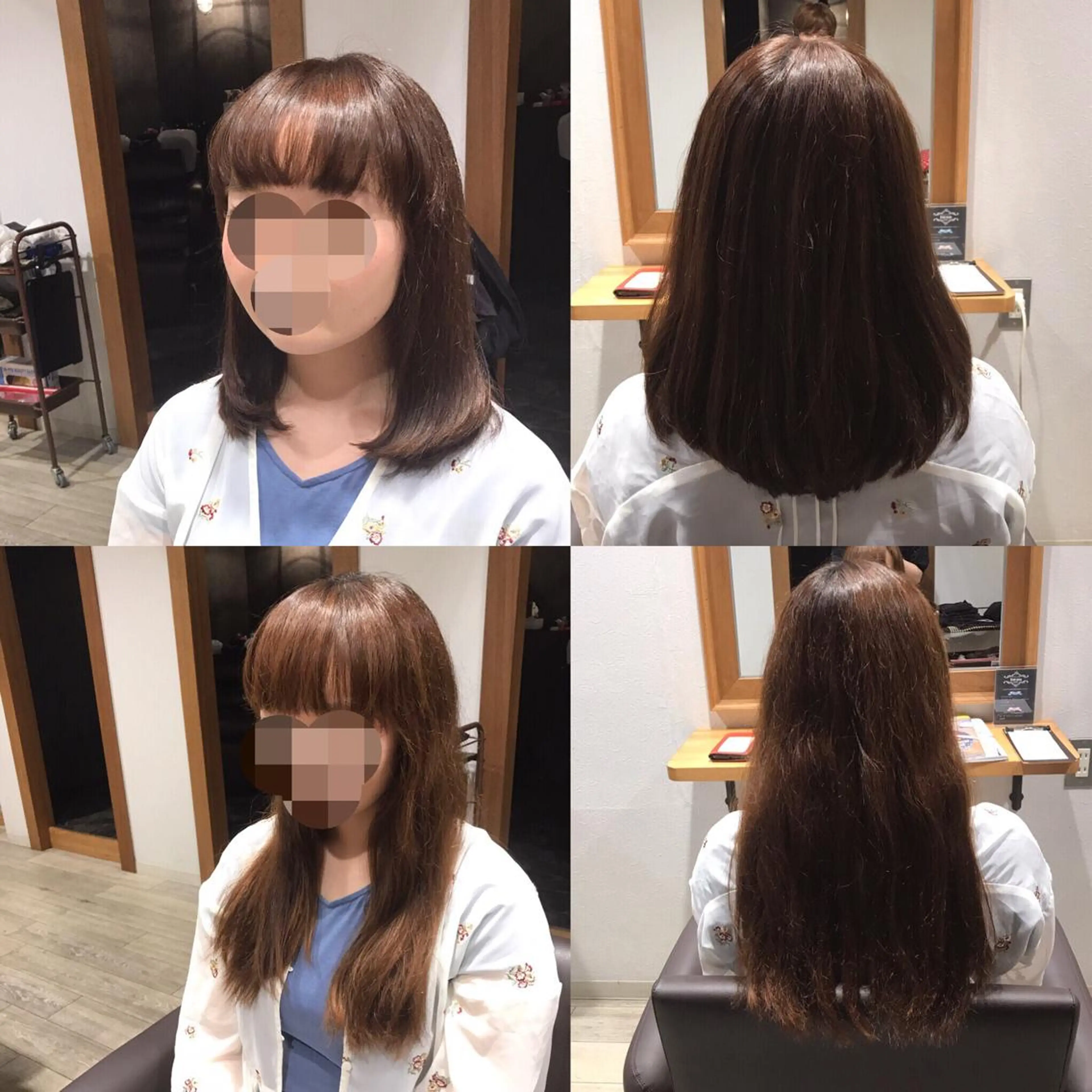 ミディアム カラー ブリーチ トリートメント TELA HAIR 幕張本郷店　千尋のヘアスタイル