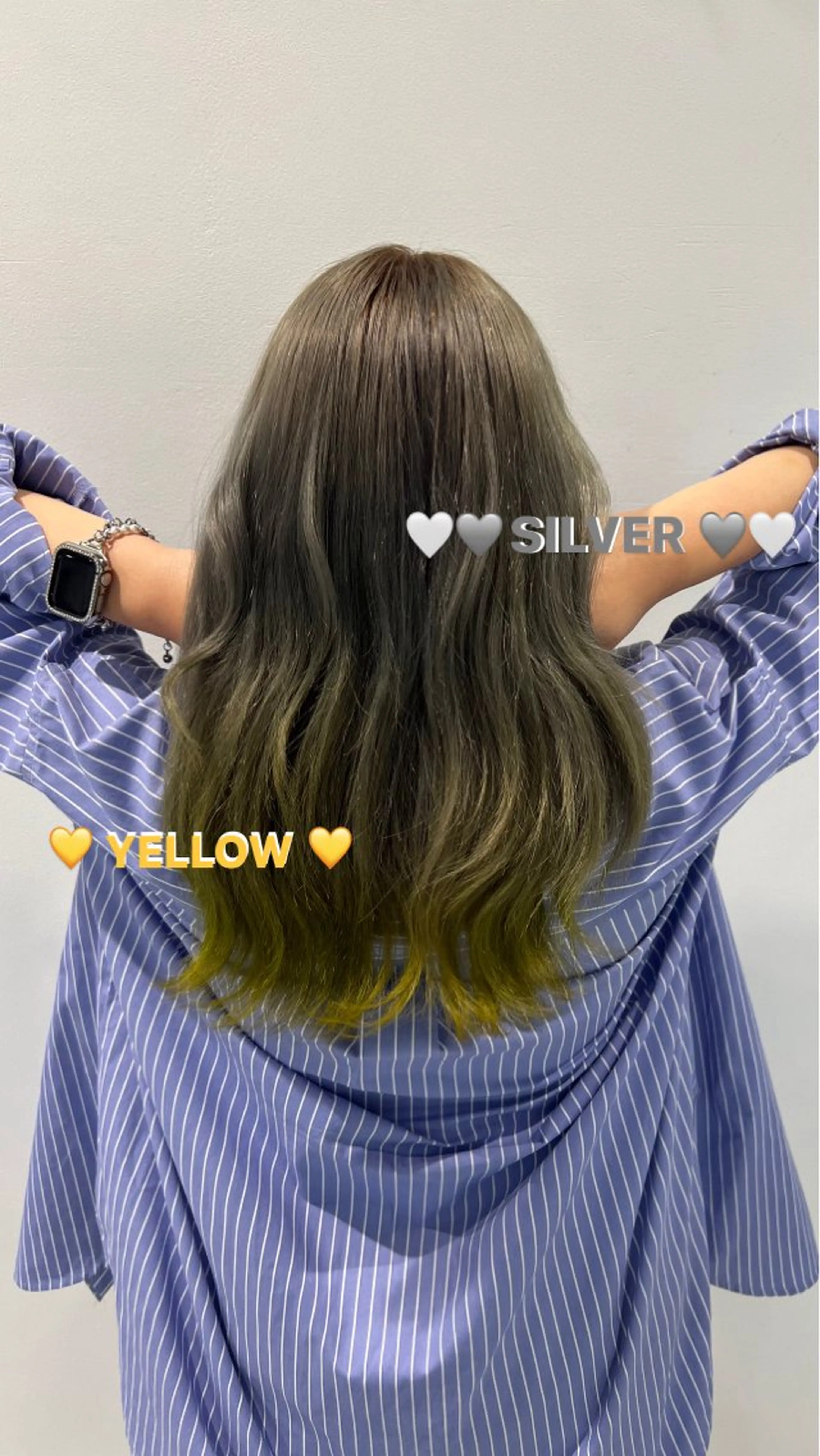 ミディアム カラー 💚 AKI 💚のヘアスタイル