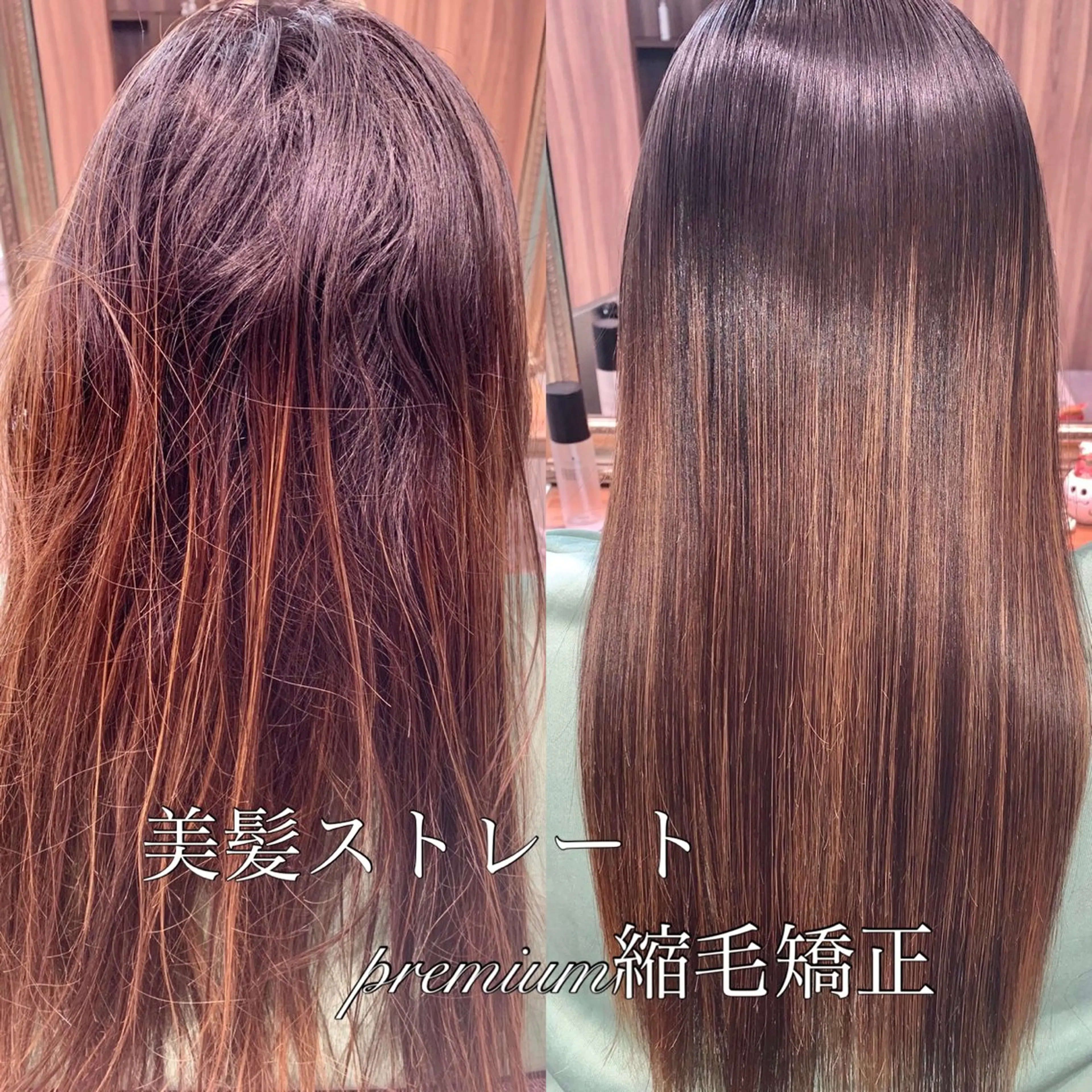 ロング カット 縮毛矯正 トリートメント 《褒められる》 透明感カラー/小嶋のヘアスタイル