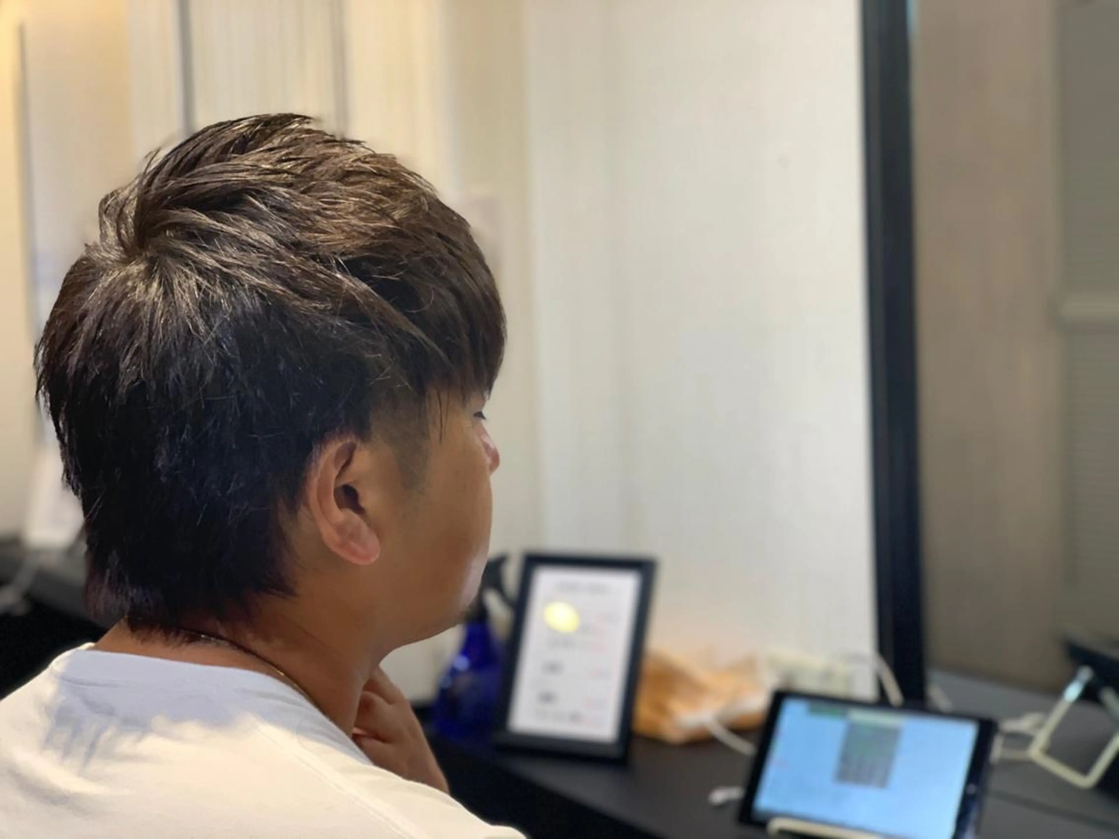 ショート カラー メンズ 川村 綾のヘアスタイル