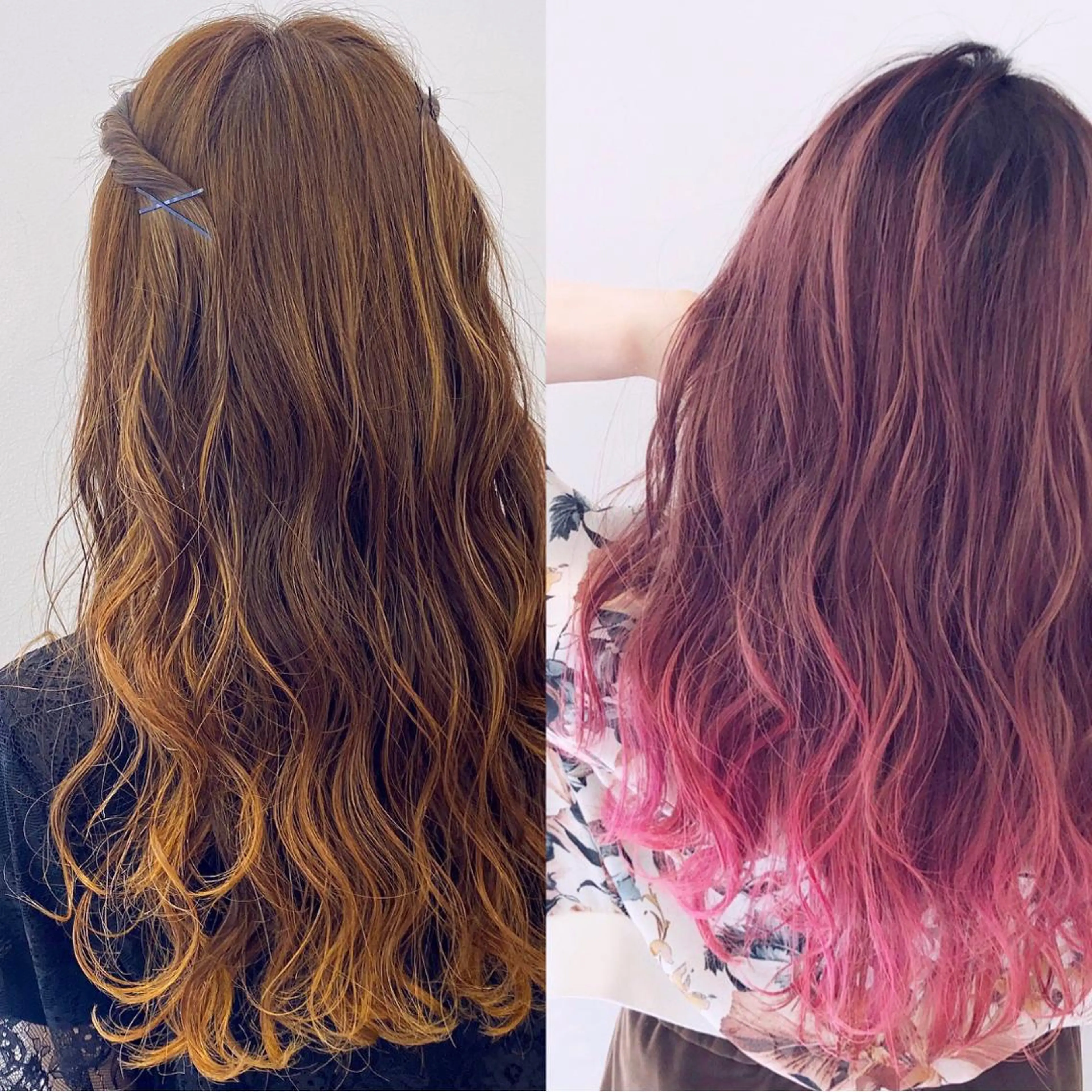 ロング カラー 渡邊 唯のヘアスタイル