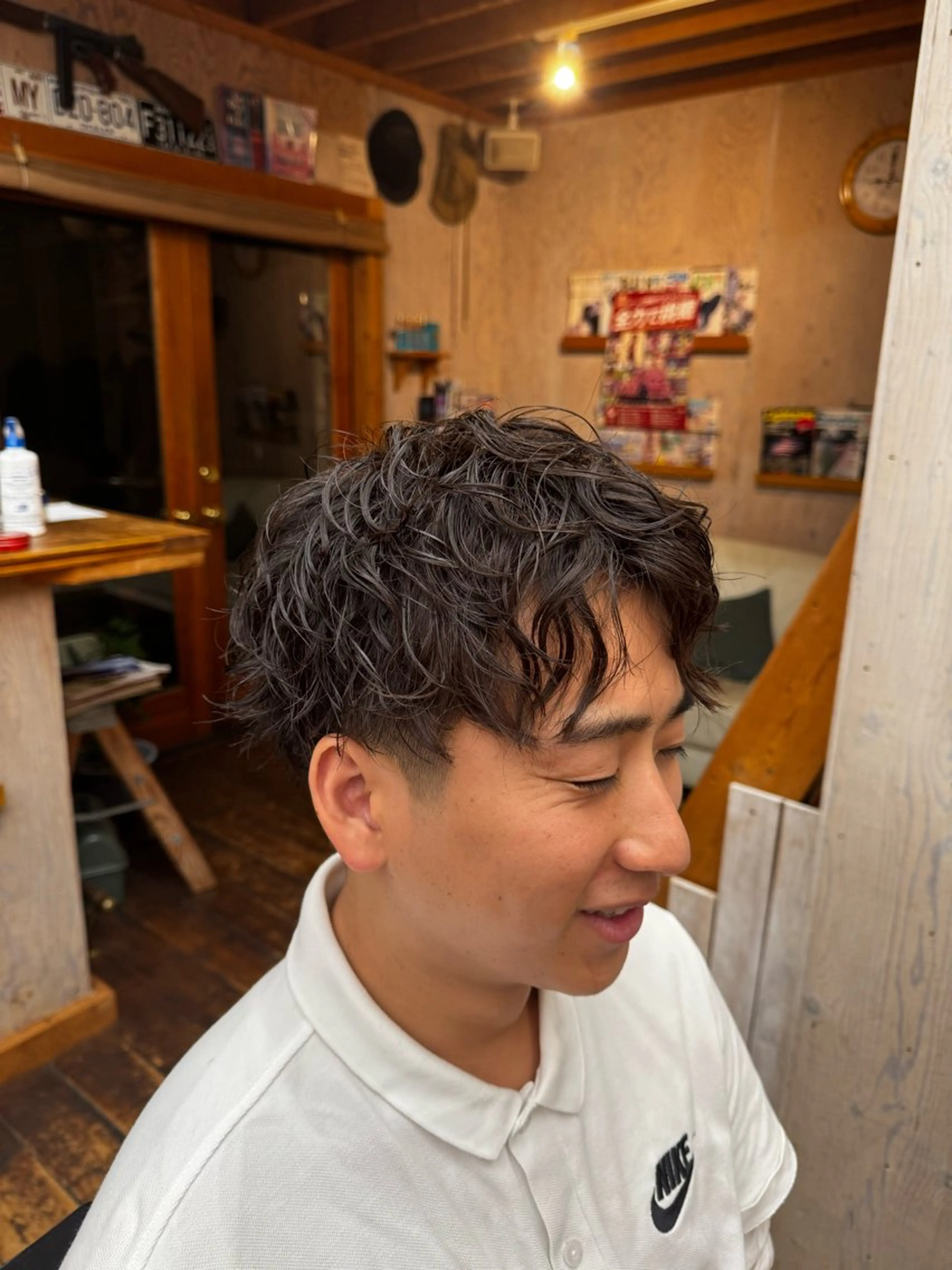 パーマ メンズ MY FIRST大山 一輔のヘアスタイル