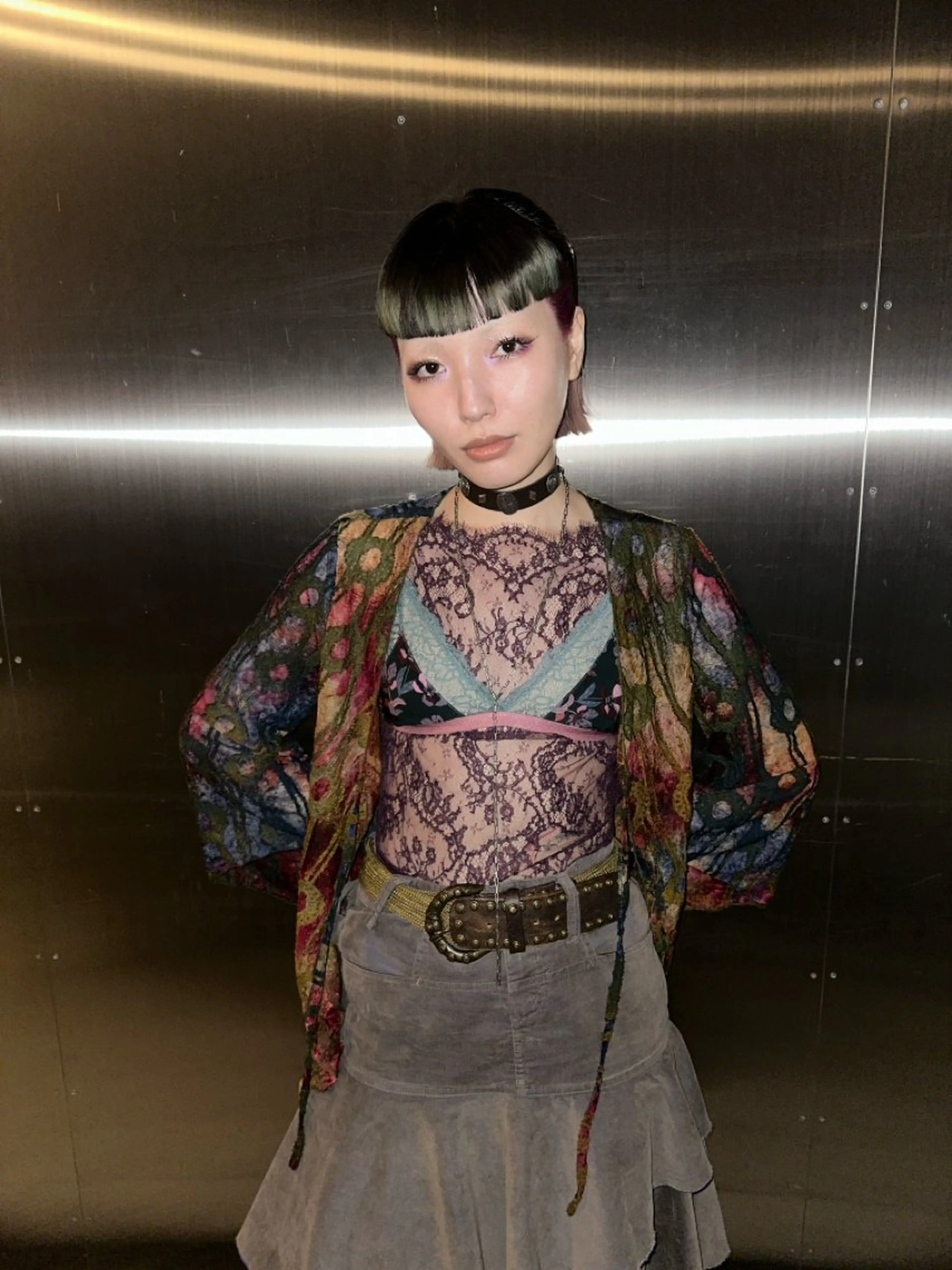 ミディアム 磯　亜由香🌼 ブリーチ/ボブカットのヘアスタイル