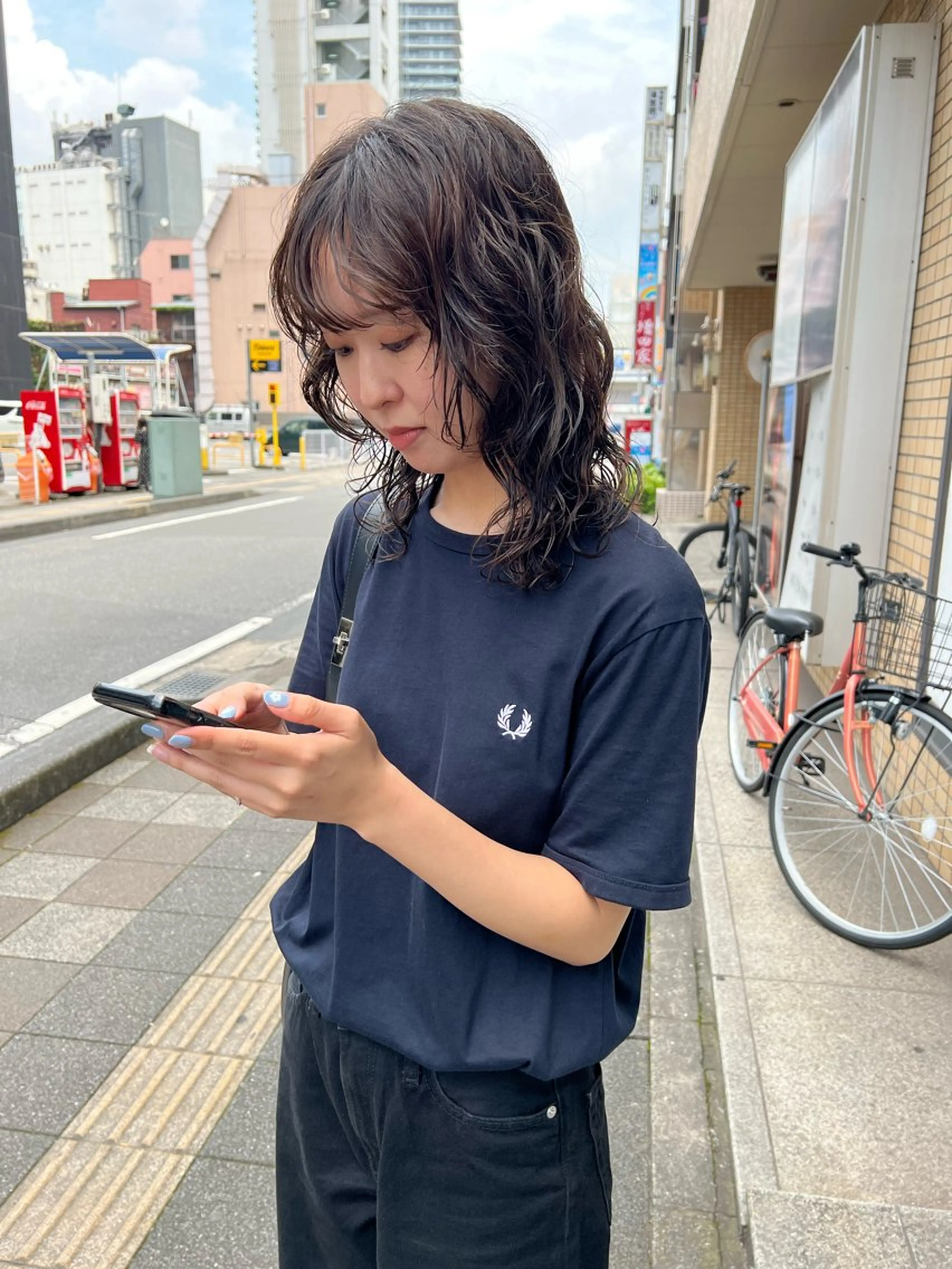 ミディアム パーマ brick masayaのヘアスタイル