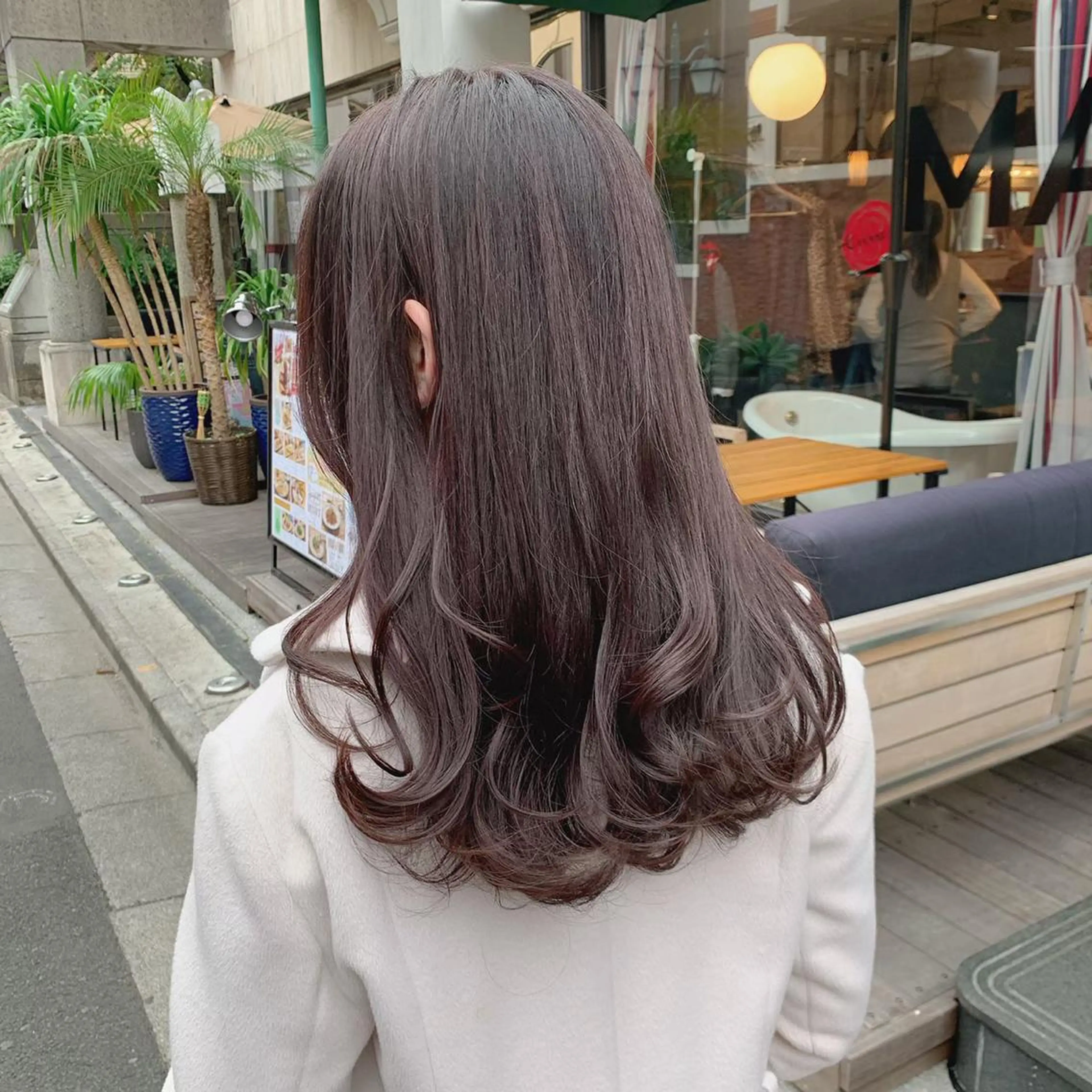 ロング カラー ブリーチなし✨艶髪 カラー𓃲YAGIのヘアスタイル