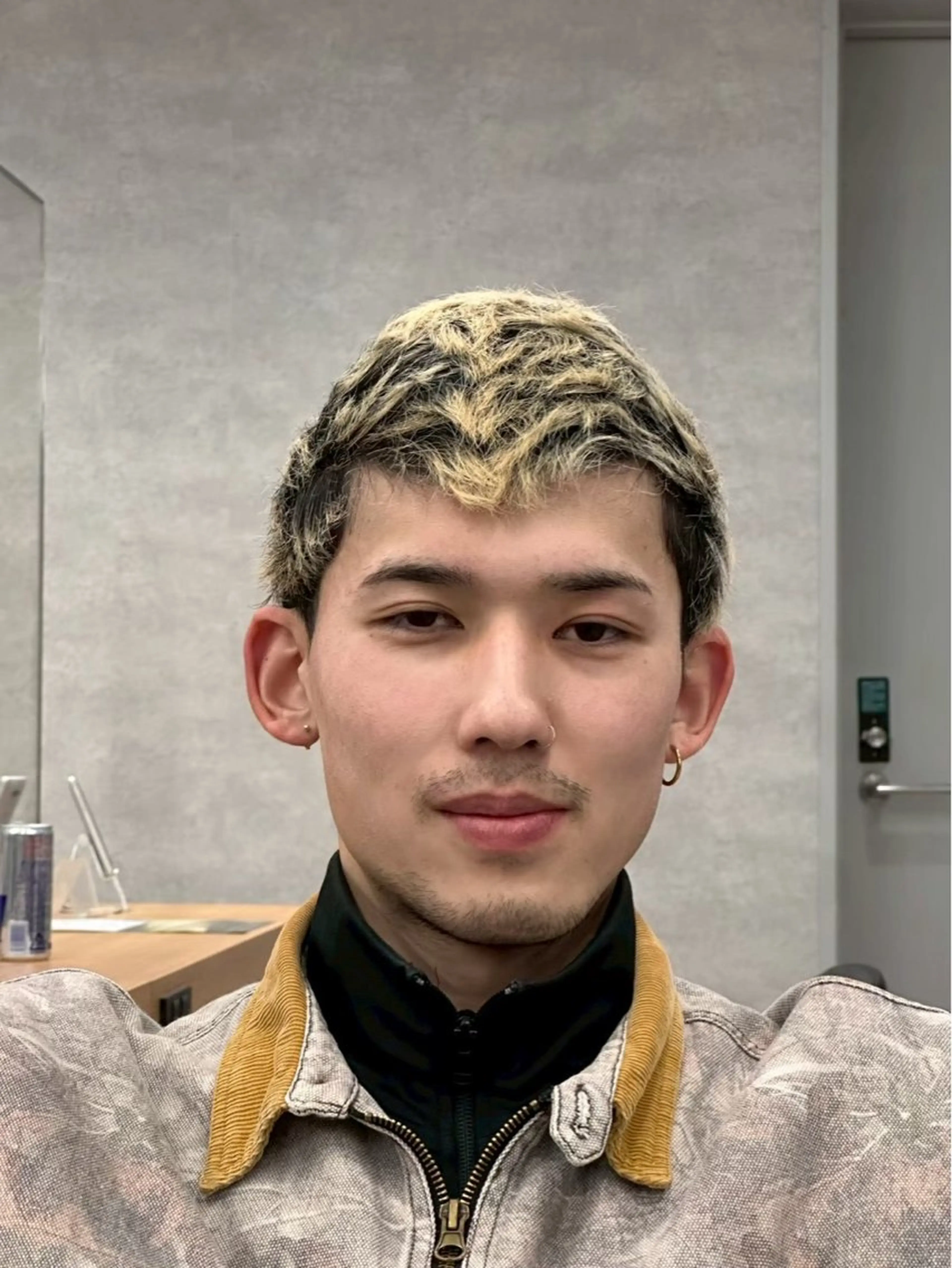 ショート カラー パーマ ヘアアレンジ メンズ キッズ メンズパーマ 小顔カット ニュアンスパーマ メンズ特化/カラー /せなのヘアスタイル