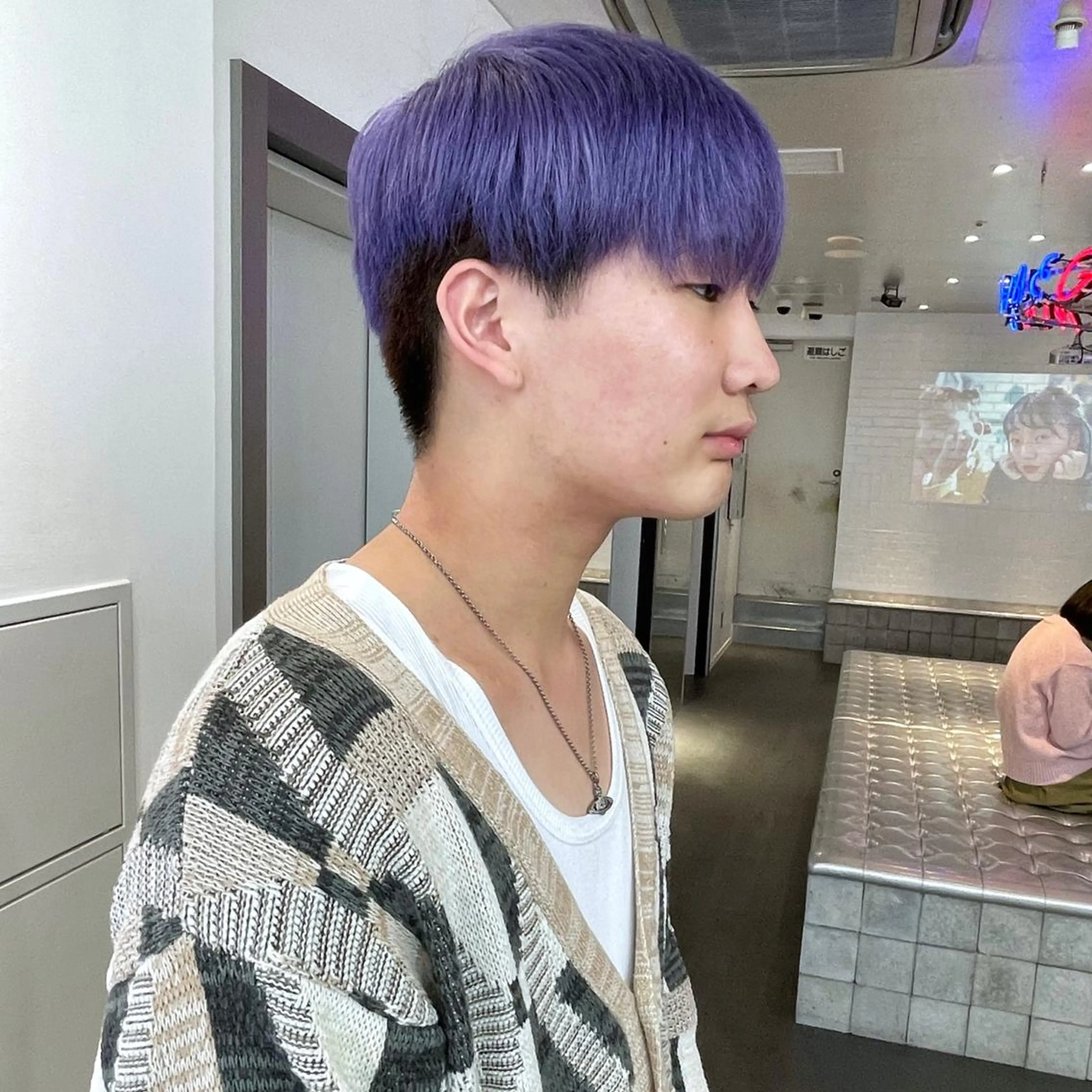 カラー メンズ 💍ダメージ最小限 ブリーチ/ちさと💍のヘアスタイル