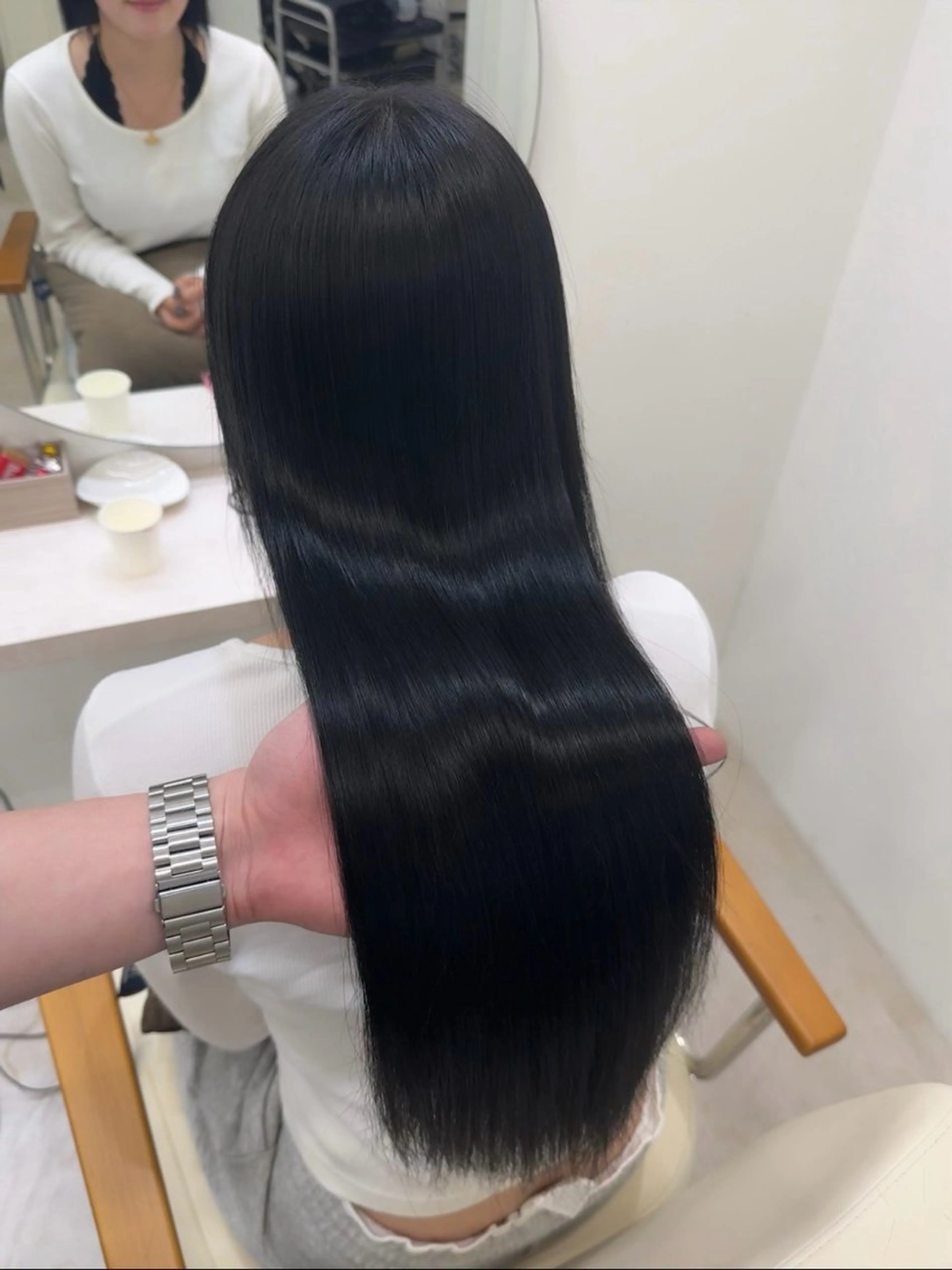 ロング 髪質改善×縮毛矯正 Core 片山健太のヘアスタイル