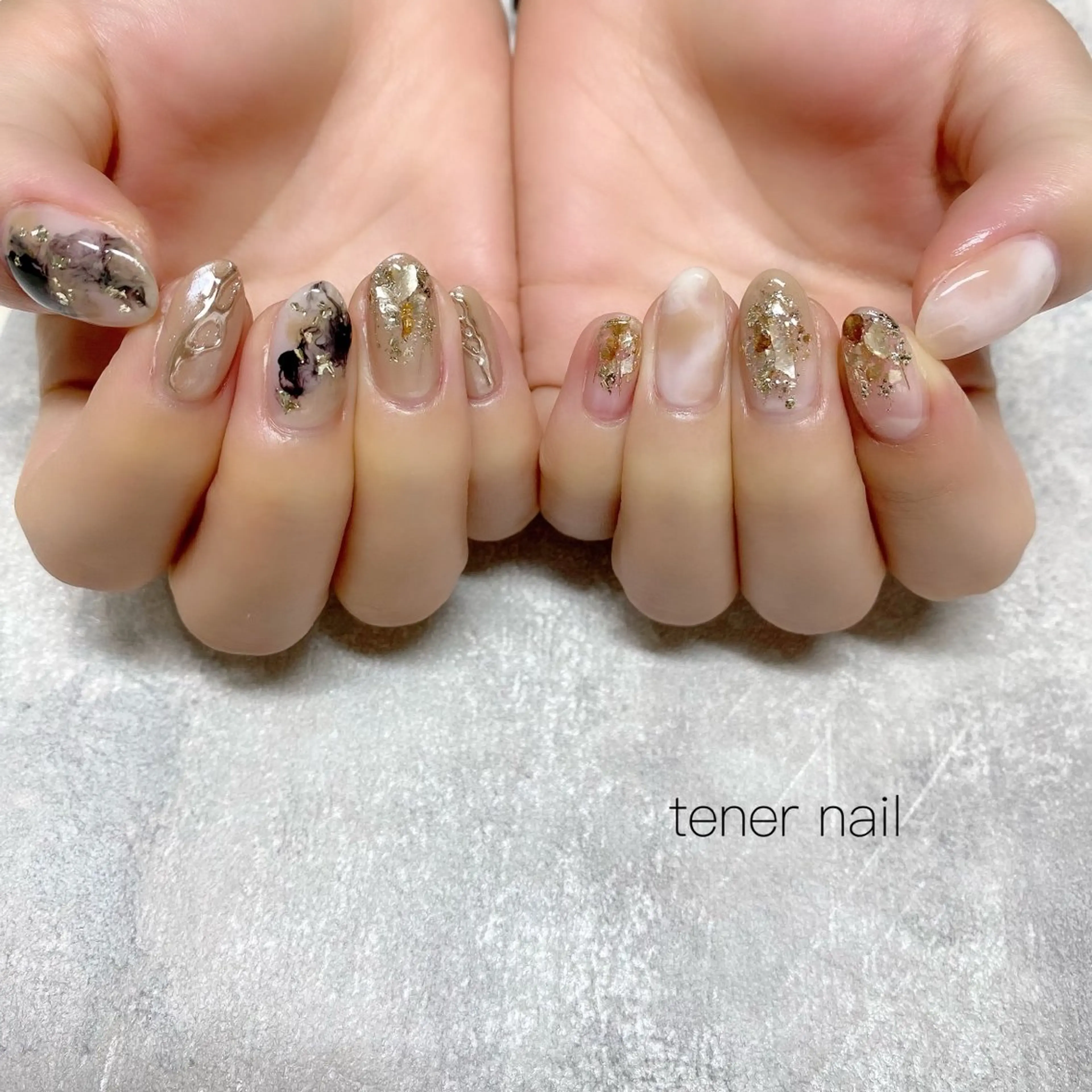 ネイル ニュアンスネイル テネルネイル tener nailのネイルデザイン
