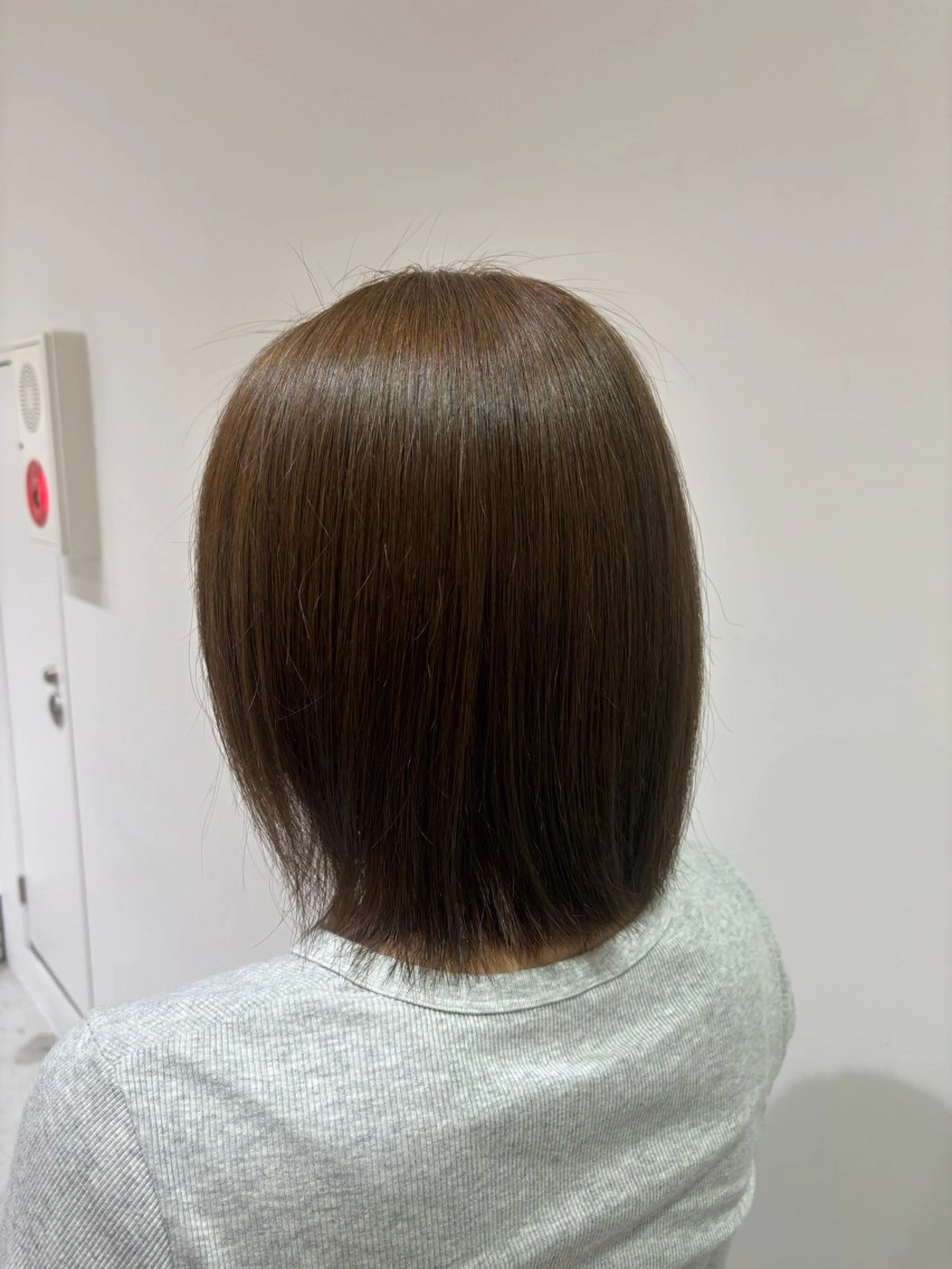 カラー ブラウンカラー 透明感カラー オリーブブラウン ヘアカラー enne/栄/ れみのヘアスタイル