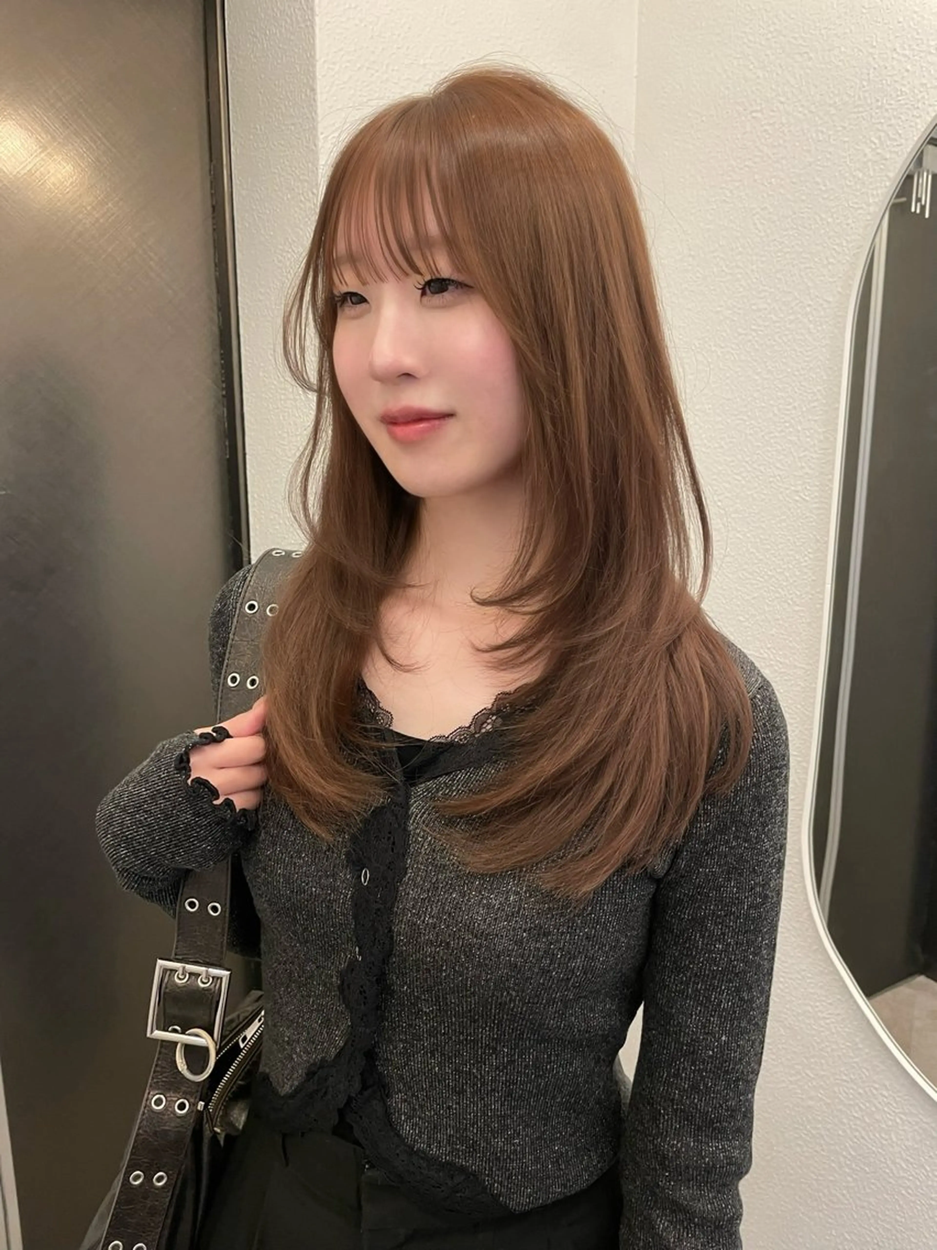 セミロング 髙杉 心のヘアスタイル
