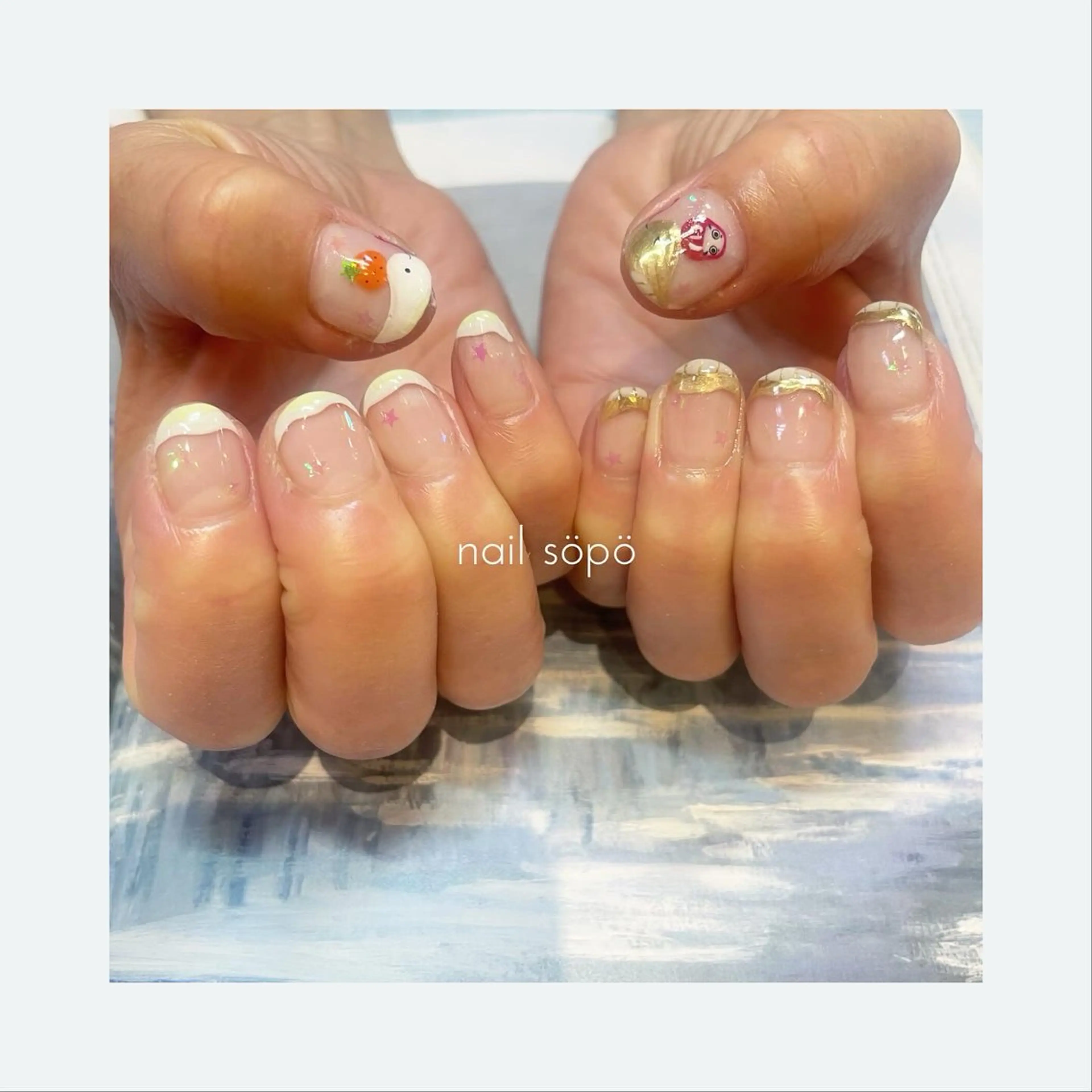 ネイル 自由が丘✳︎奥沢 nail söpöのネイルデザイン