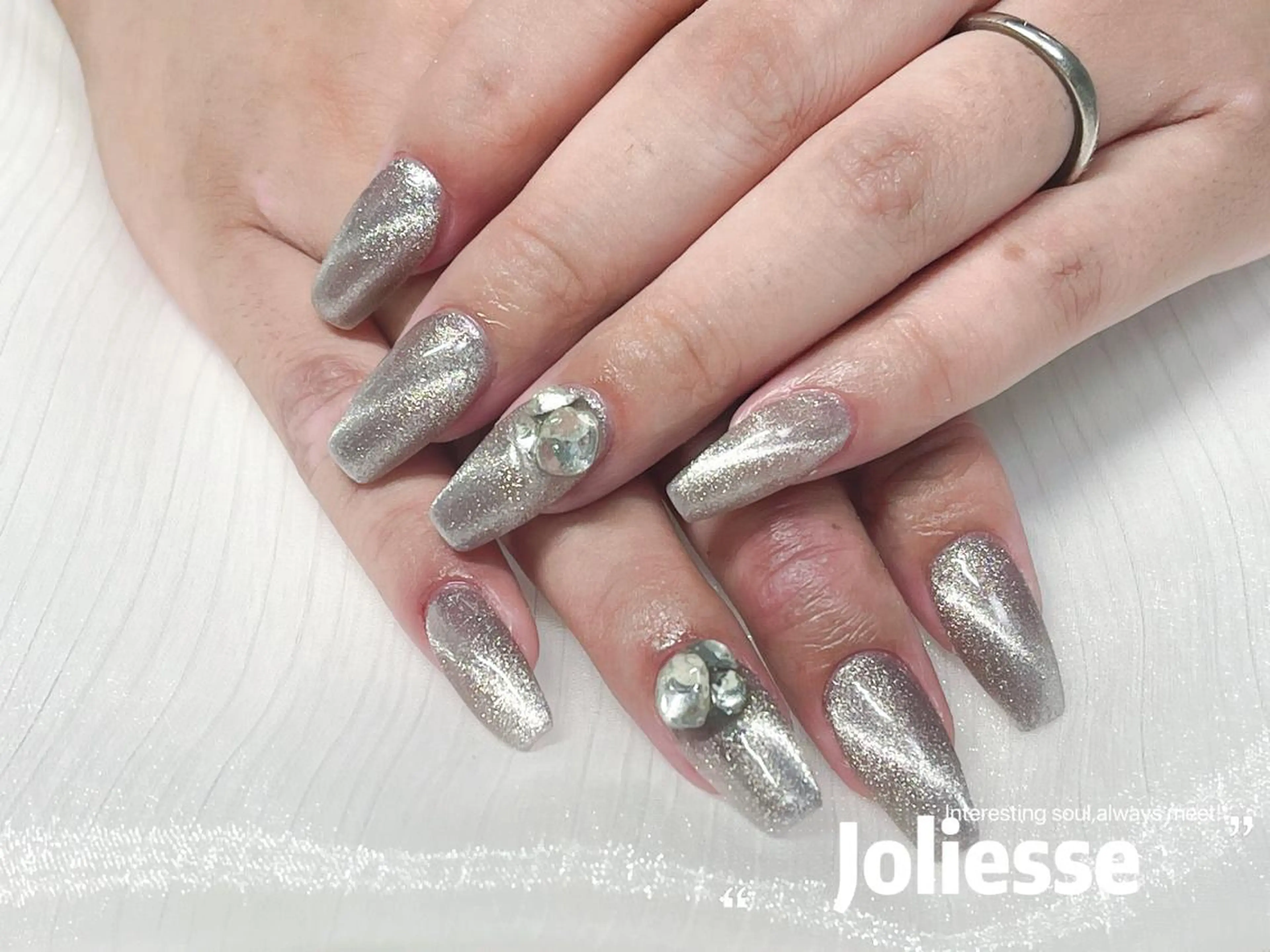 ネイル マグネットネイル スカルプネイル Joliesse nail salonのネイルデザイン