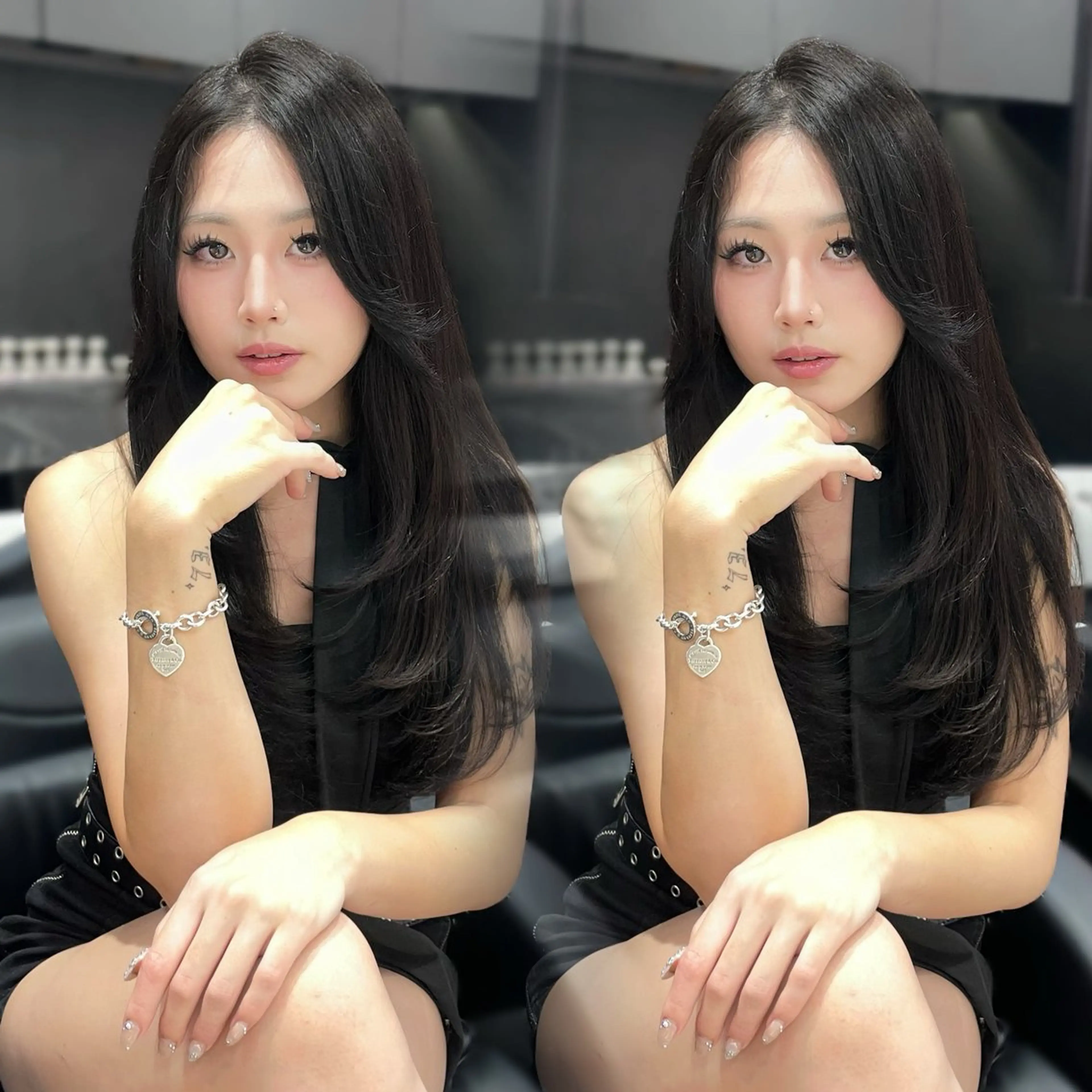 ロング 🎀Ami/新宿/レ イヤー/韓国ヘア🎀のヘアスタイル