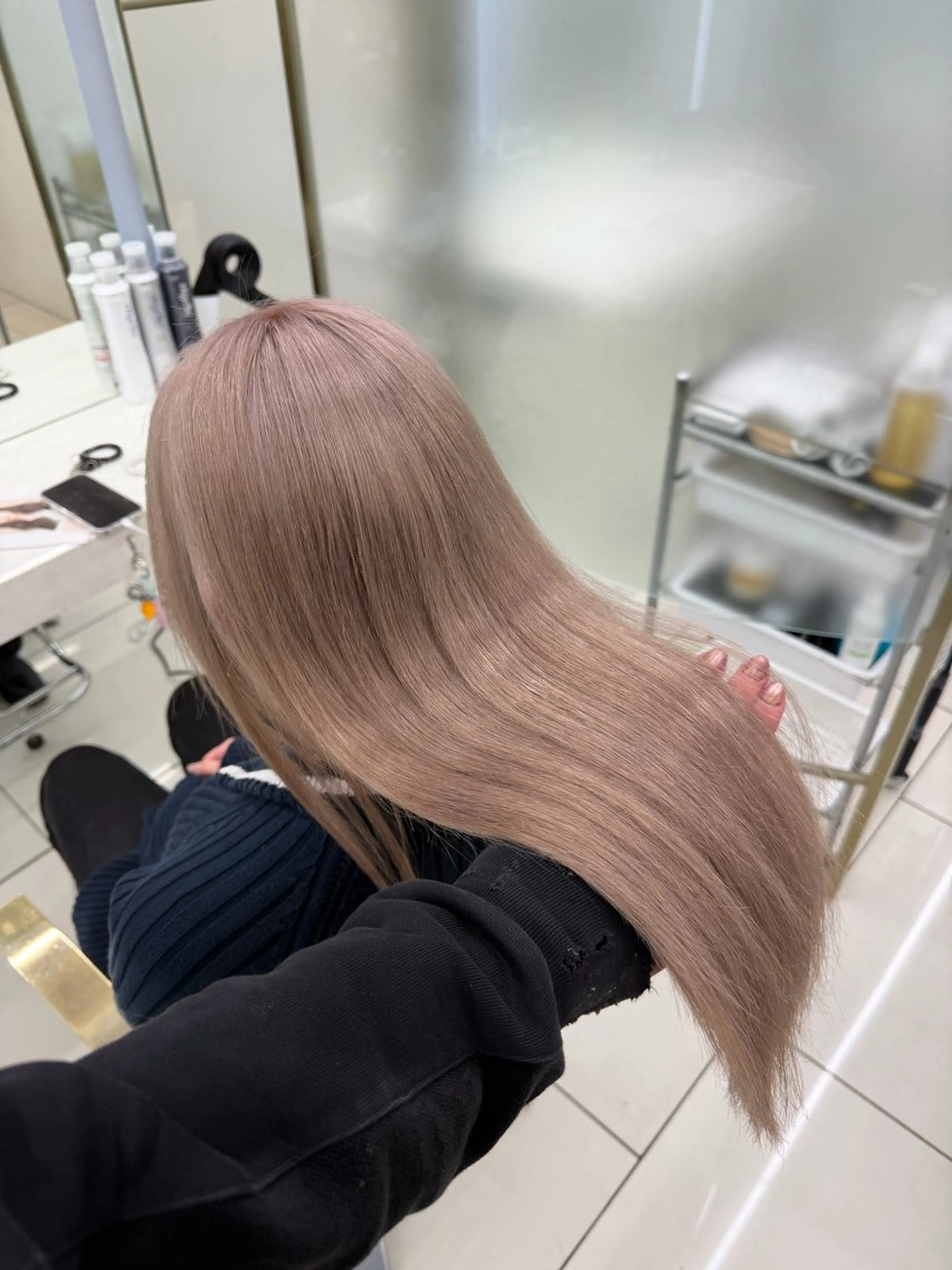 ロング カラー COA GINZA 小野澤駿のヘアスタイル