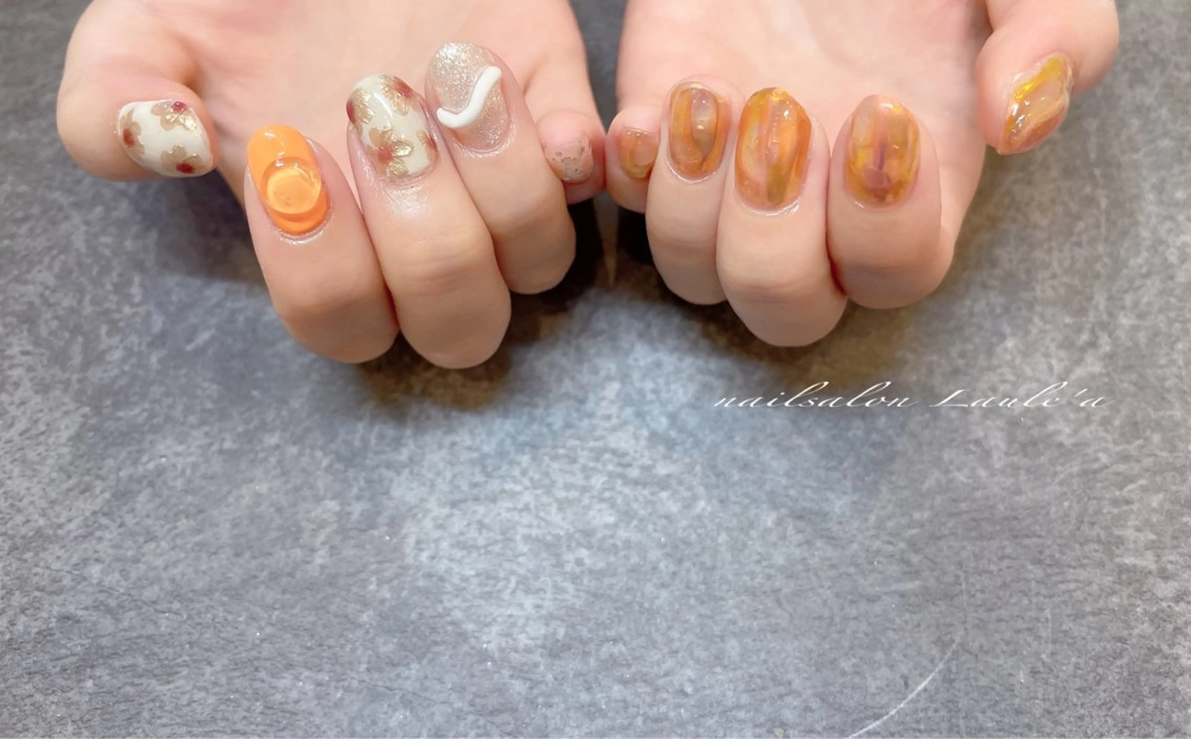 ネイル ハンドネイル nailsalon Laule'aのネイルデザイン