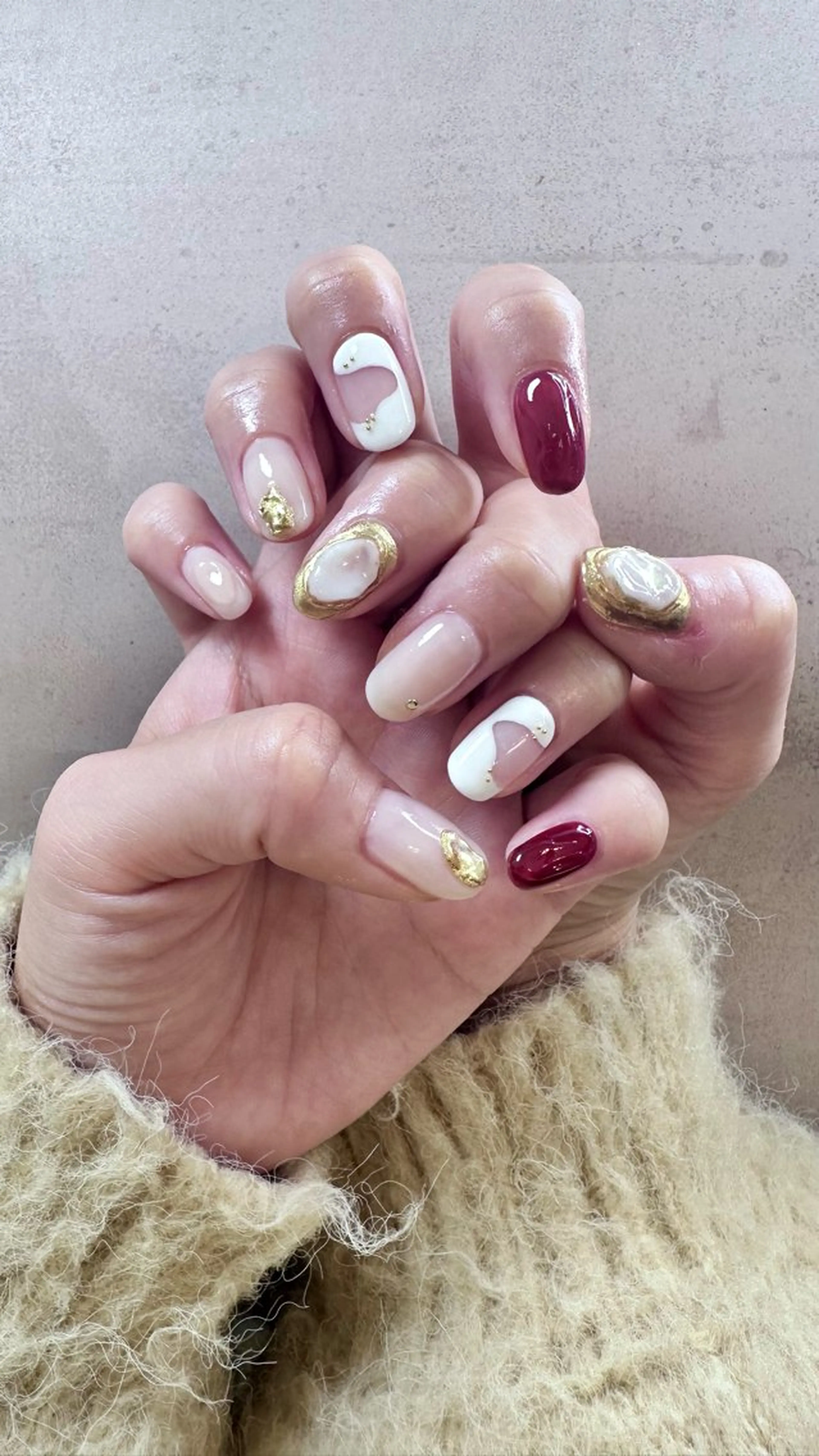 ネイル ニュアンスネイル ハンドネイル ハンドケア Atelier Ariのネイルデザイン