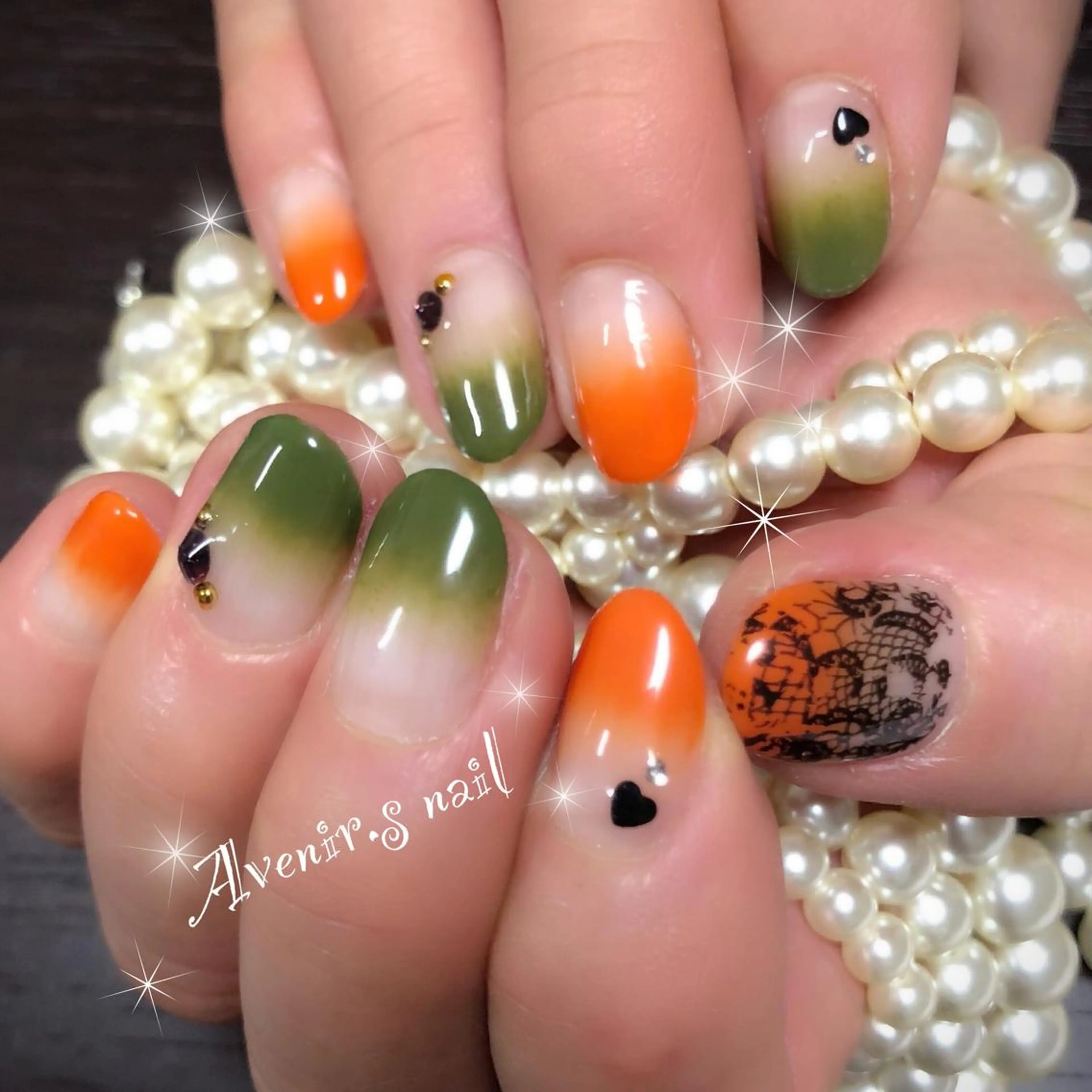 ネイル レース Home Salon Avenir.のネイルデザイン