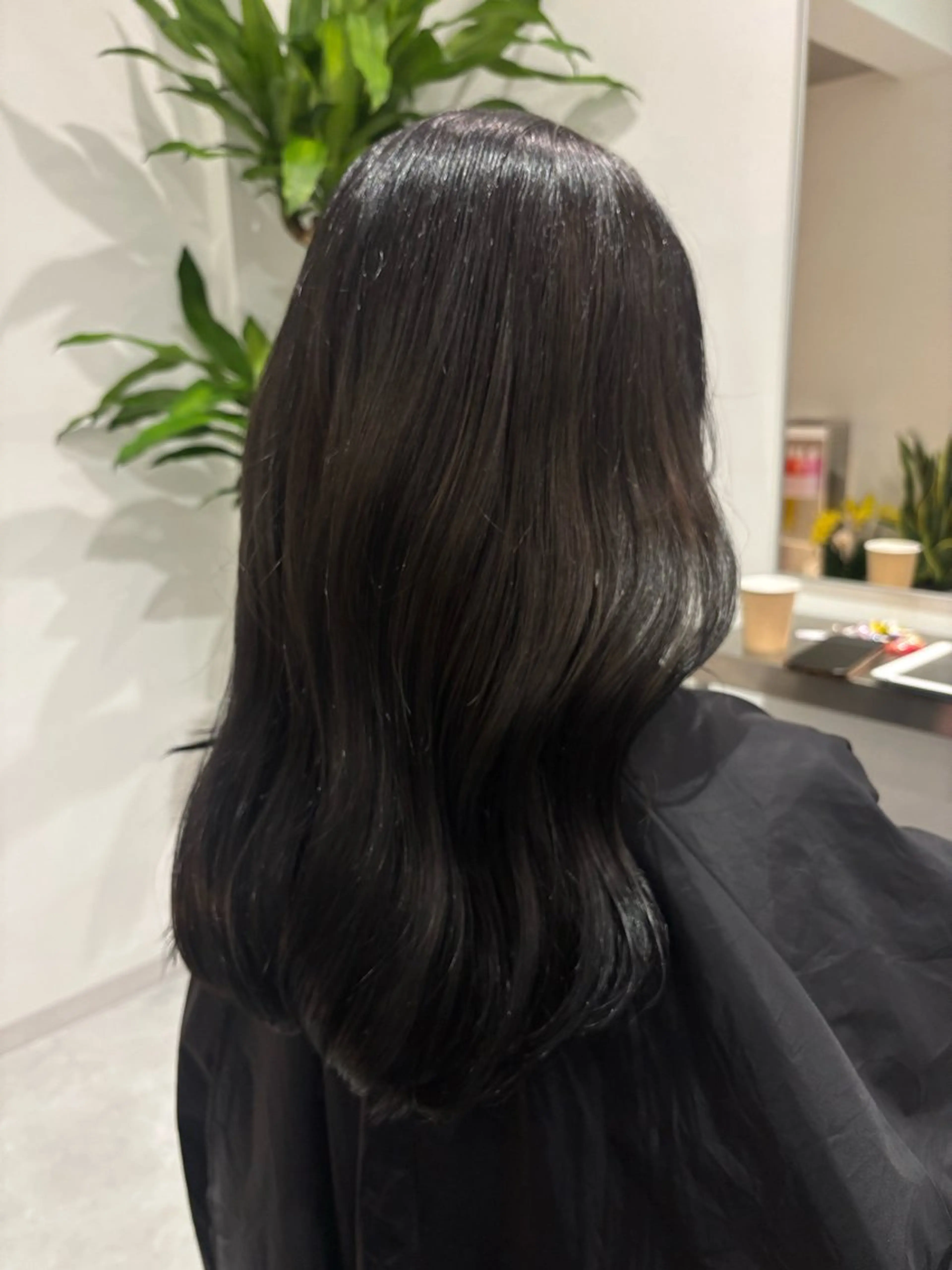 セミロング カラー 🎀透明感× 赤み消し🎀正源のヘアスタイル