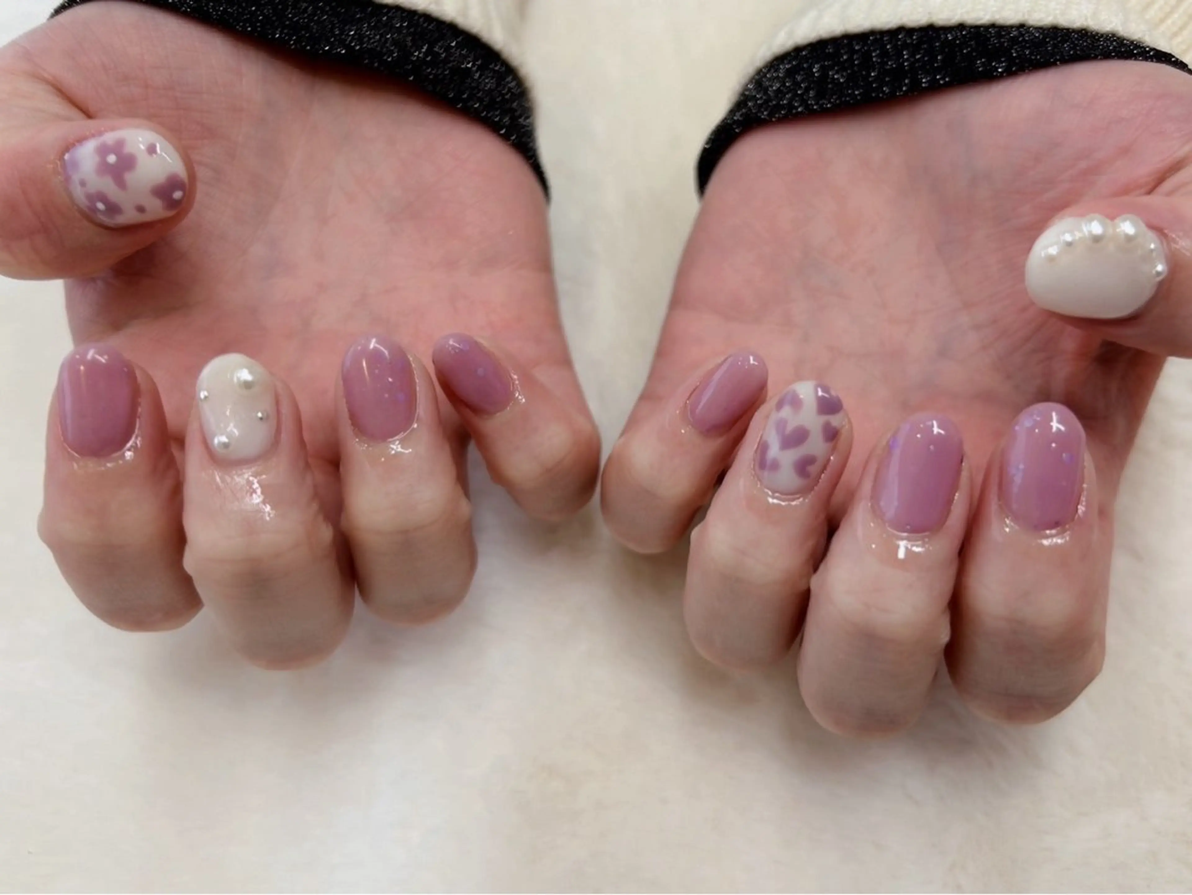 ネイル アートネイル ショートネイル ハンドネイル ハンドケア Epokku ネイルサロンのネイルデザイン