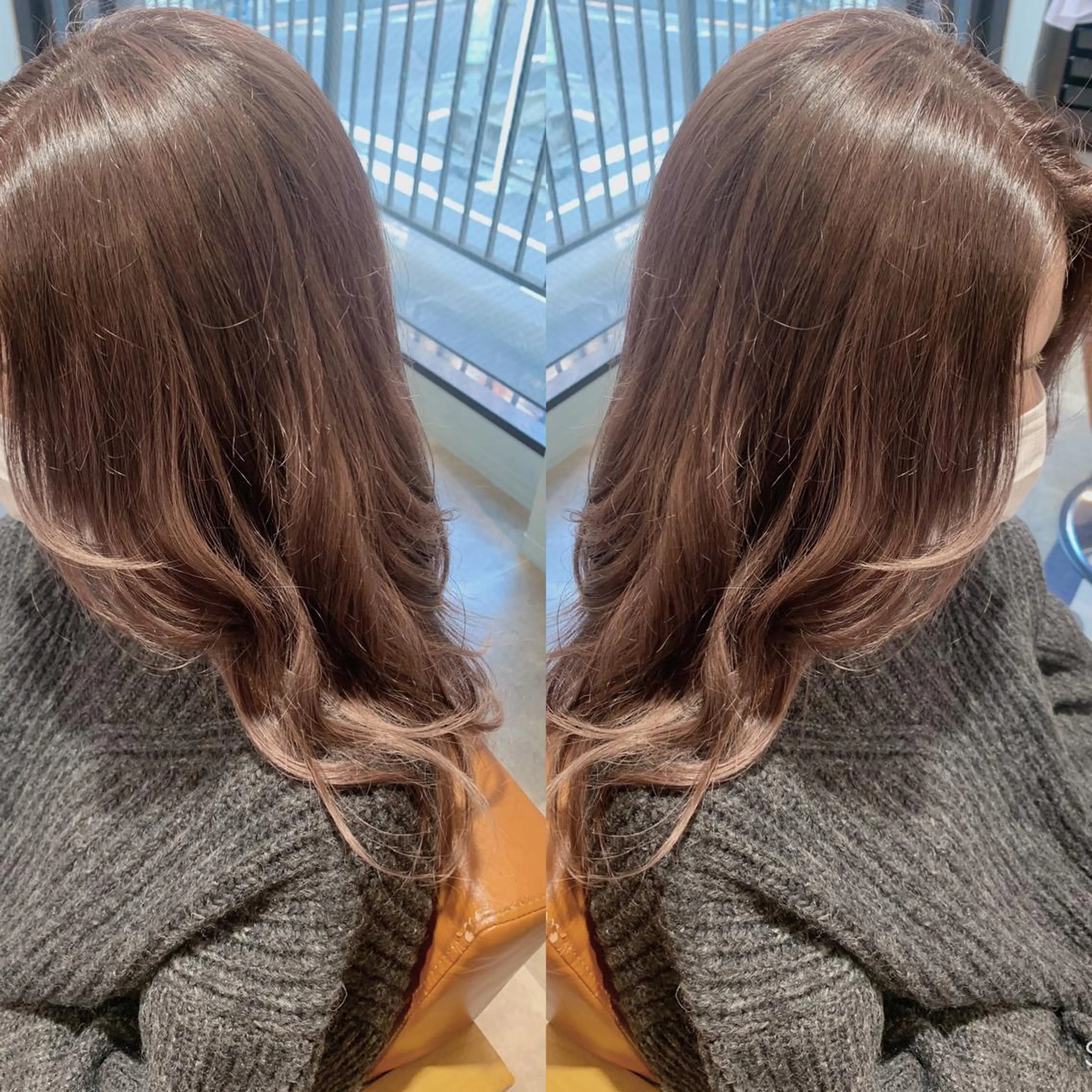 ロング カラー ベージュカラー 透明感カラー 韓国🇰🇷 ✂︎hair 内田愛のヘアスタイル