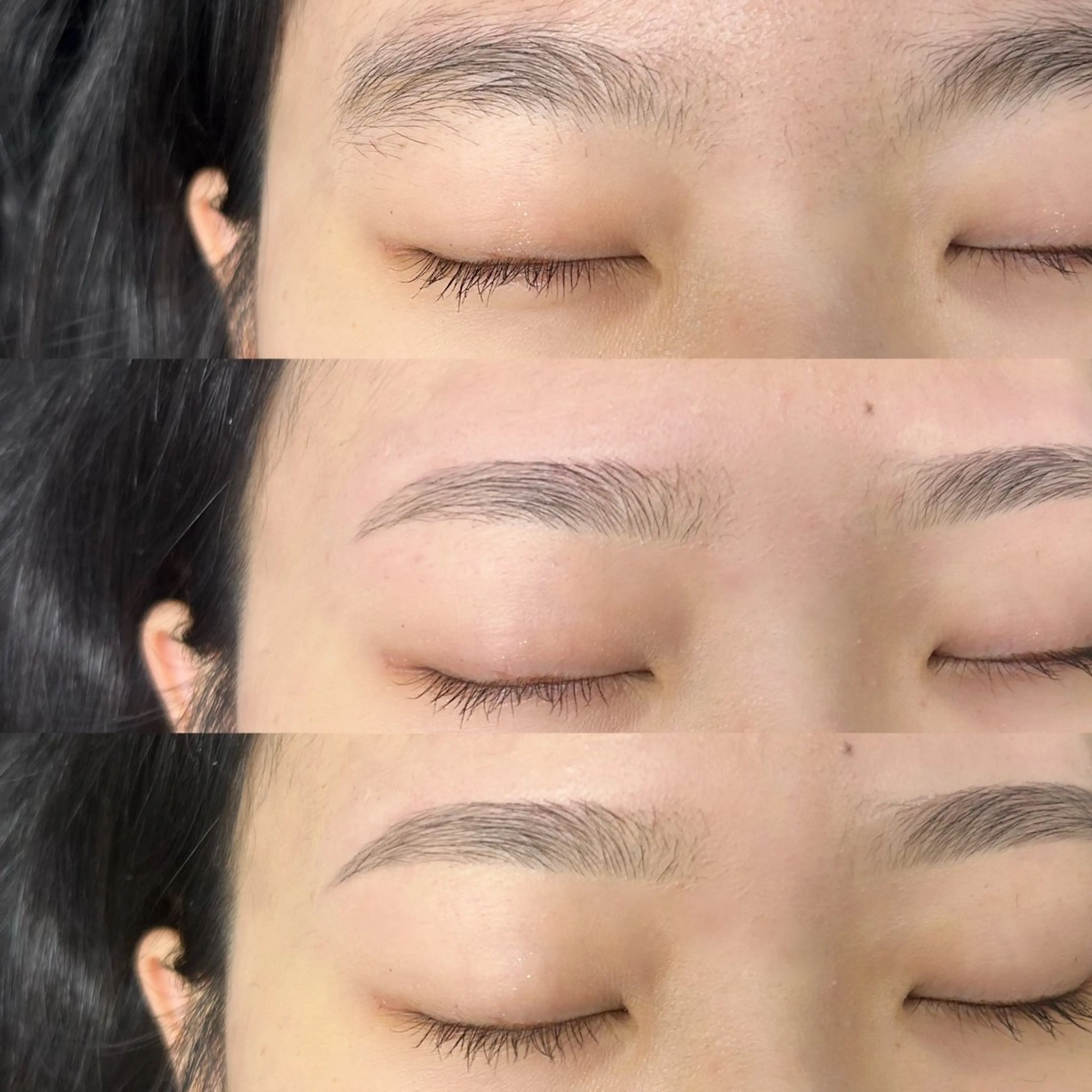 学割U24🇰🇷 🤍アイブロウワックス(間引き込み)＋眉メイク付き(メイクレクチャーなし)🤍の写真