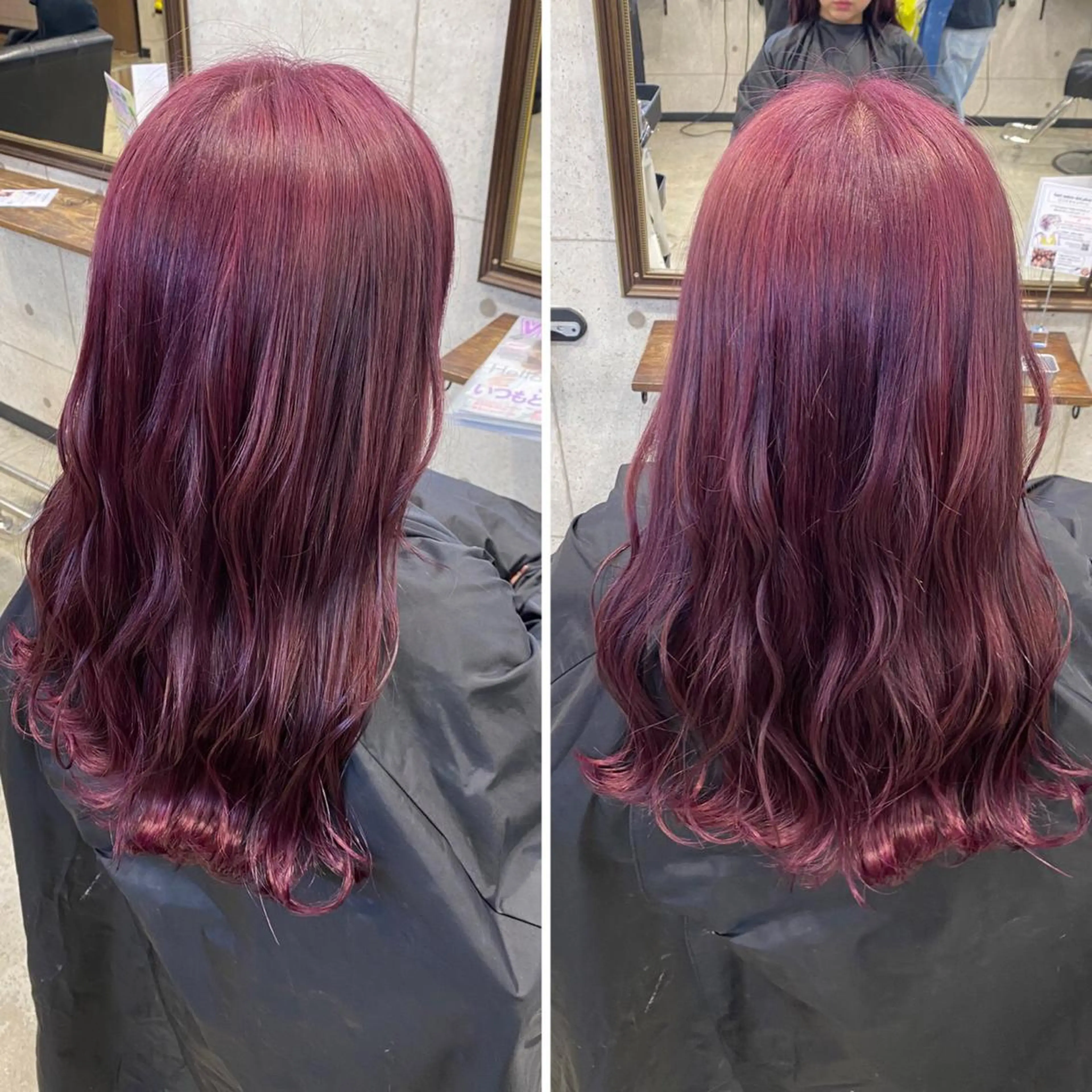 カラー レッドカラー 藤田 清志のヘアスタイル