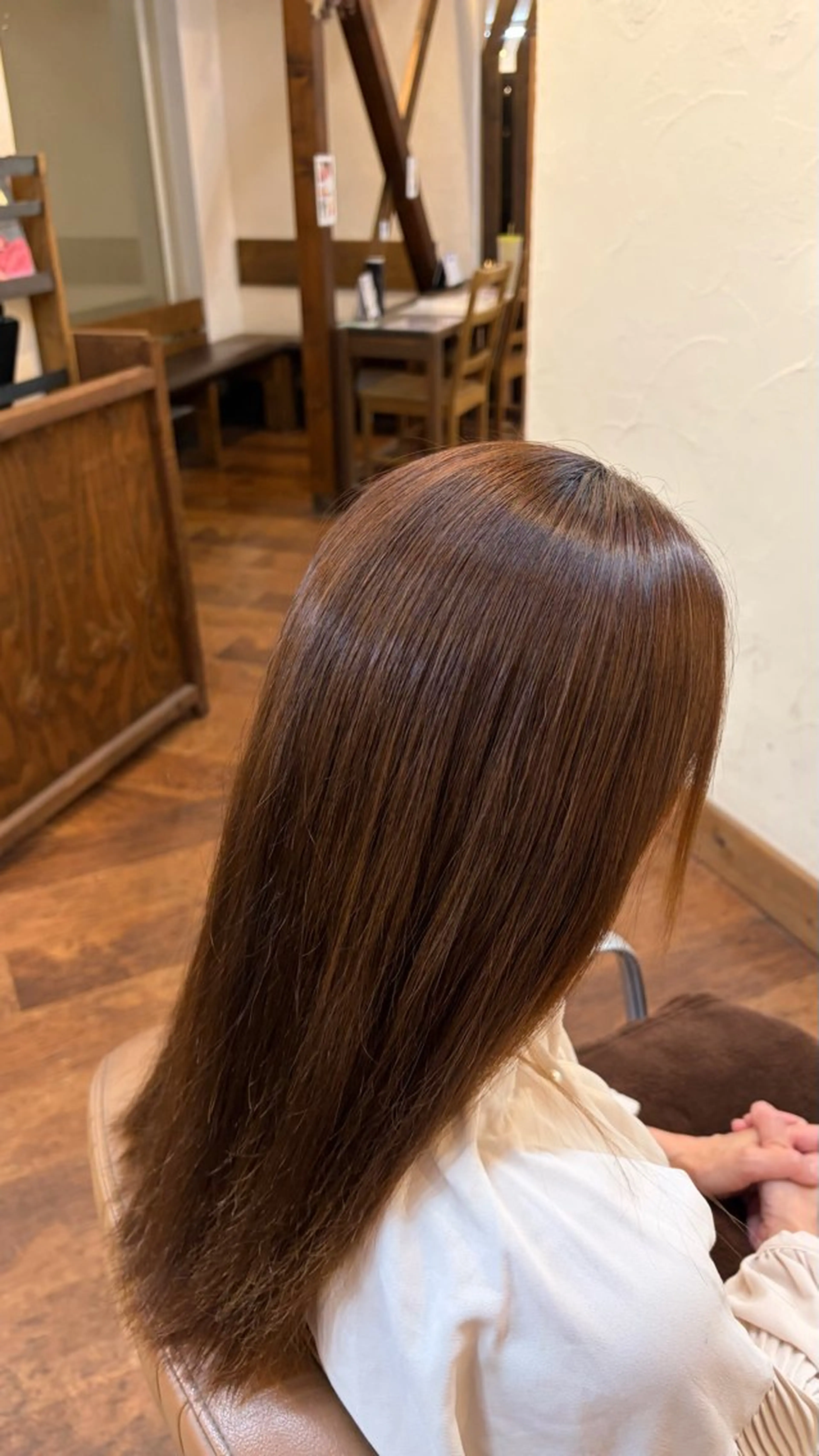 セミロング 縮毛矯正 縮毛矯正 長谷部 颯のヘアスタイル