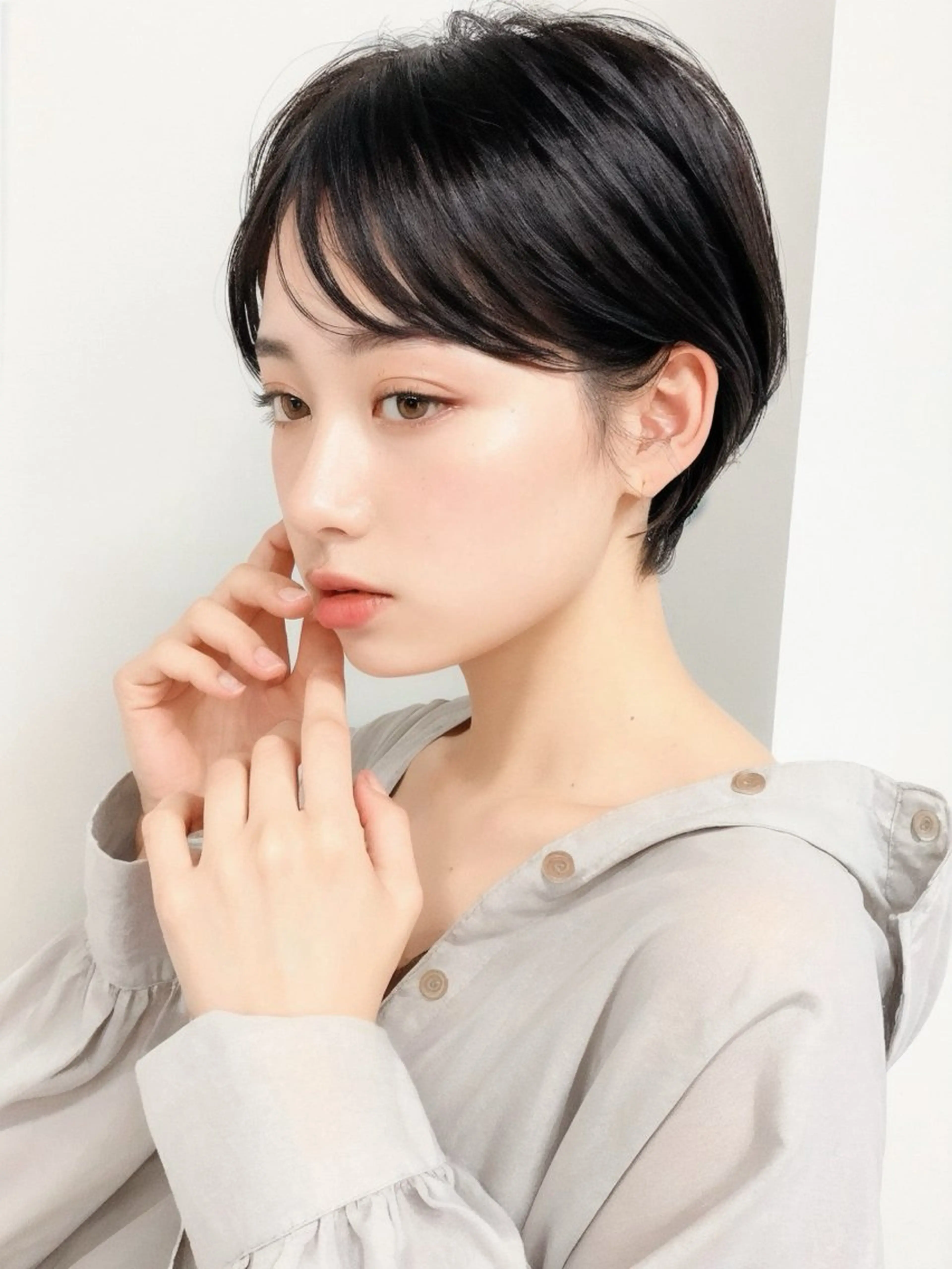 ショート カラー カット ヘアカラー トリートメント 【店長】韓国ヘア/ 美髪ケア 野沢綾馬のヘアスタイル