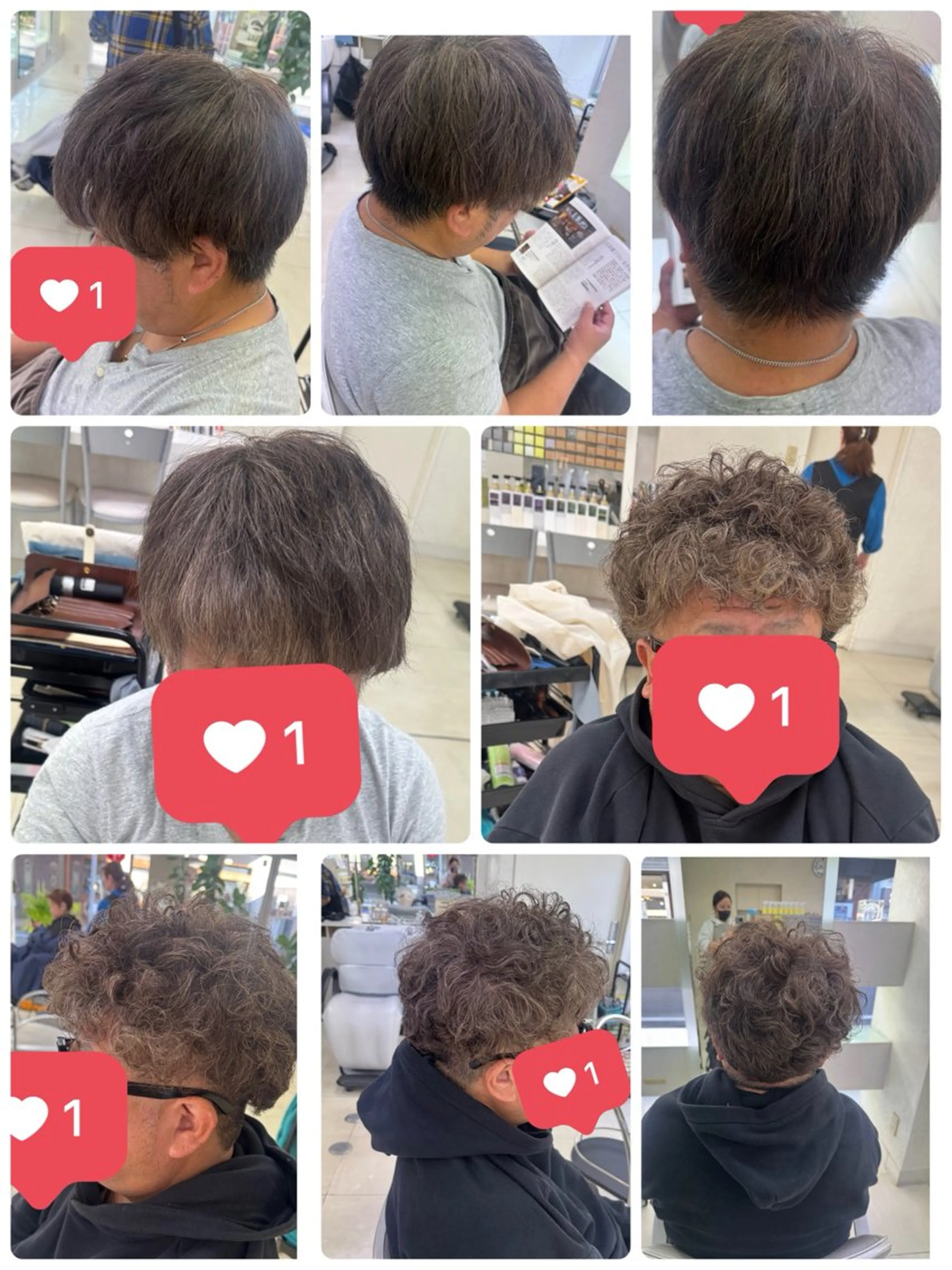 メンズ メンズパーマ タカハシ リナのヘアスタイル