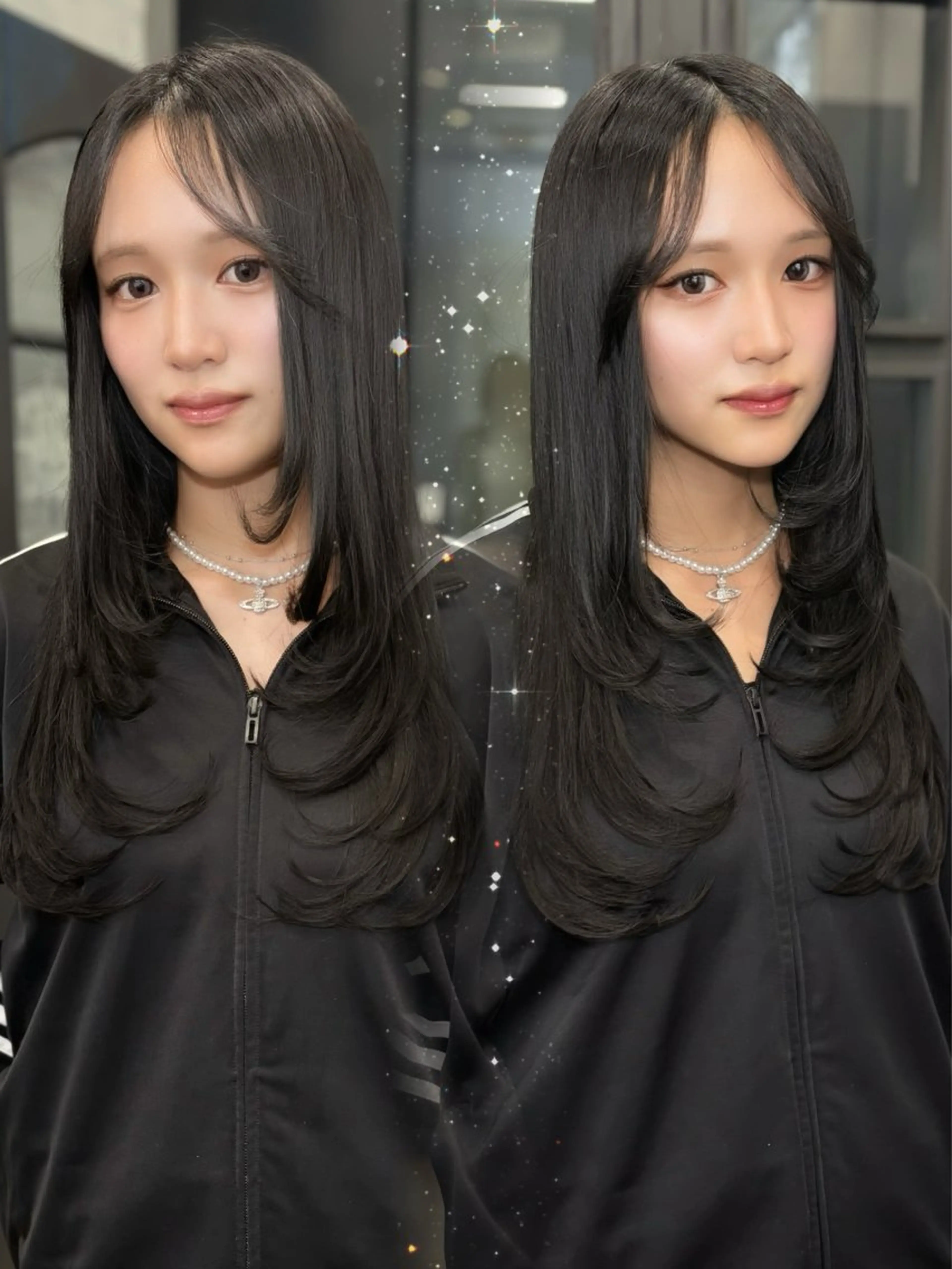 ❤︎人気❤︎プルエクステプラチナ毛質42cm60本＋馴染ませカットの写真