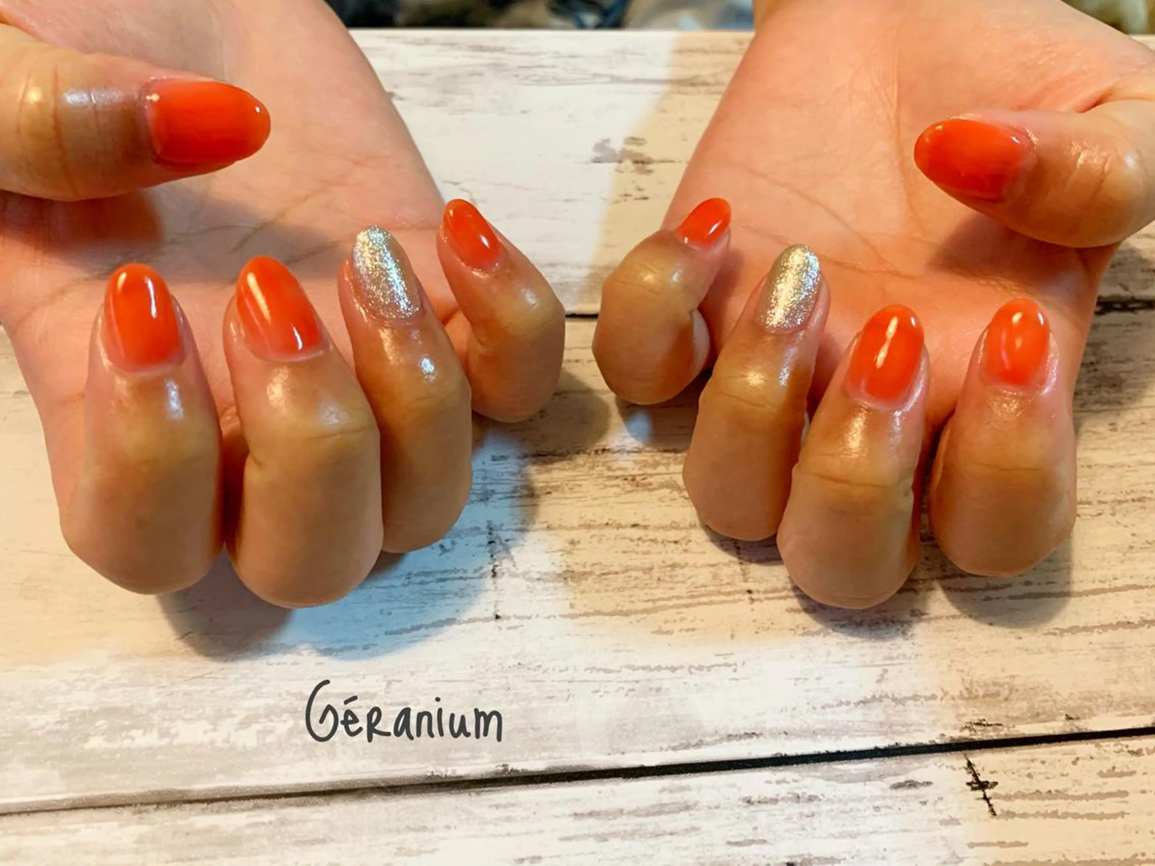 ネイル ハンドネイル フットネイル GéRanium Harukaのネイルデザイン