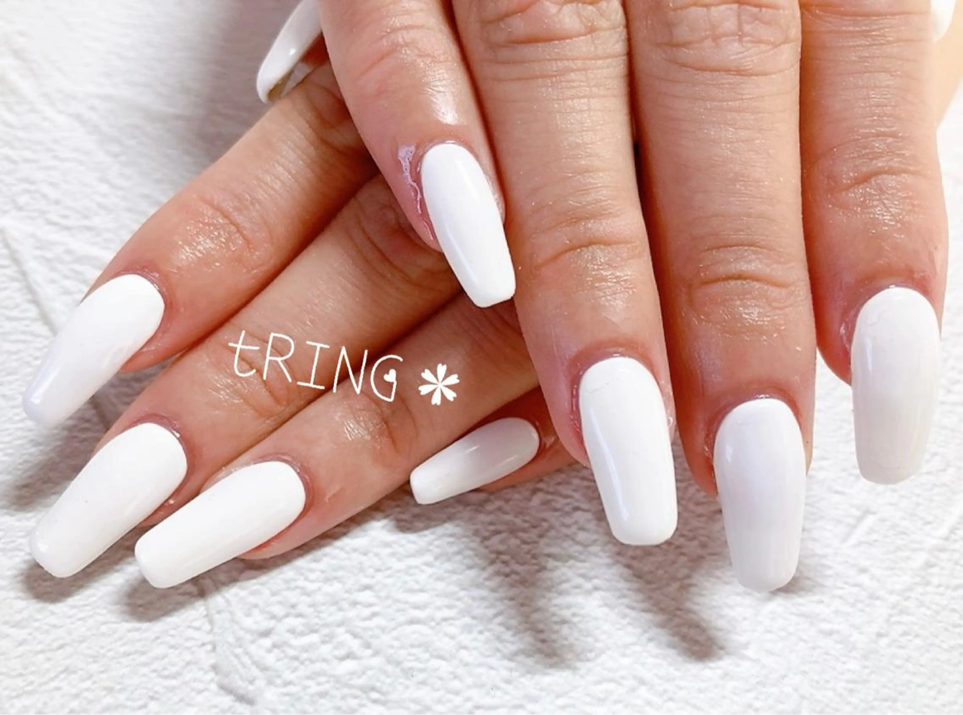 ネイル ハンドネイル tRING＊ しいの木台のネイルデザイン