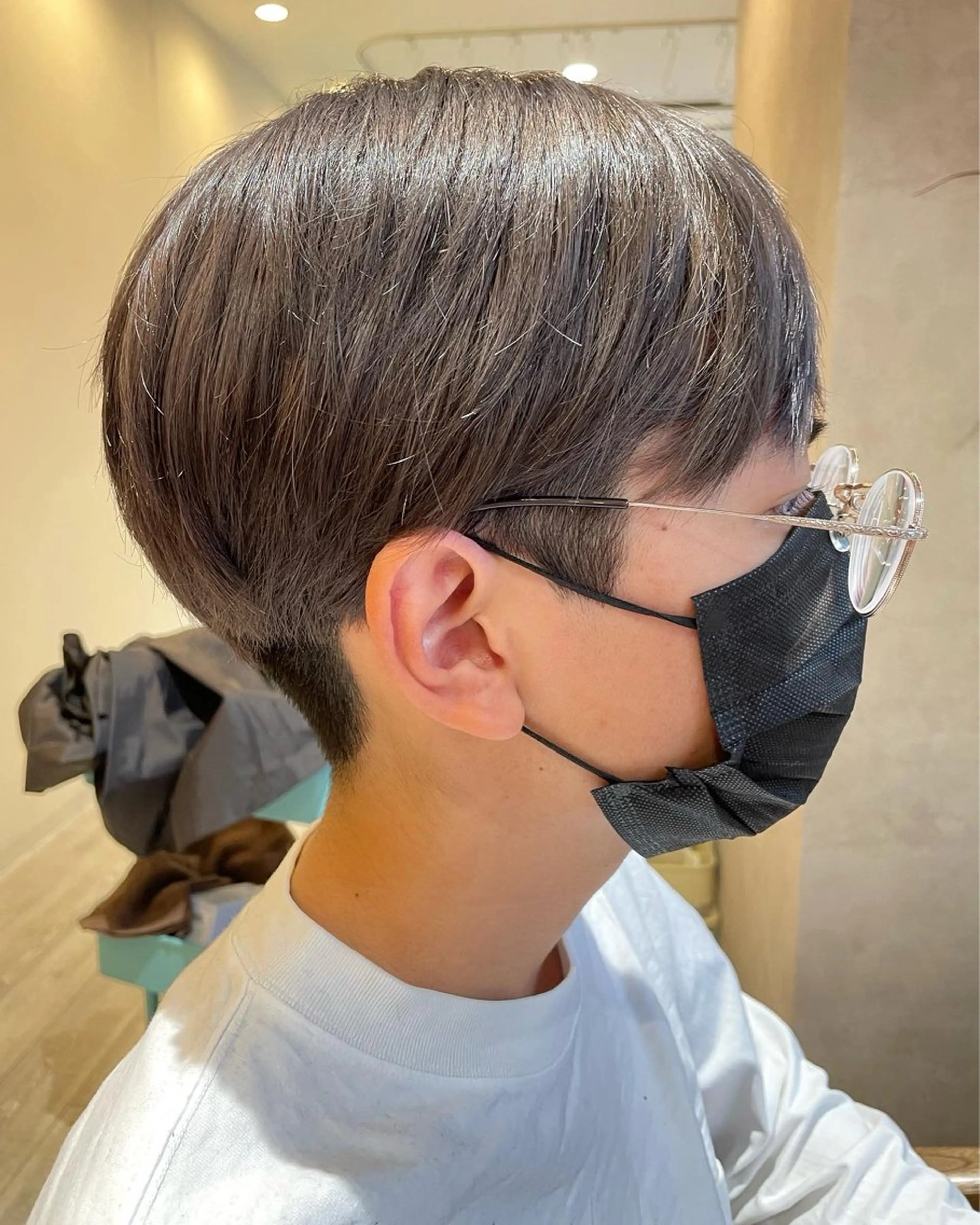 カラー メンズ マッシュ グレージュ Lian山田 駿のヘアスタイル