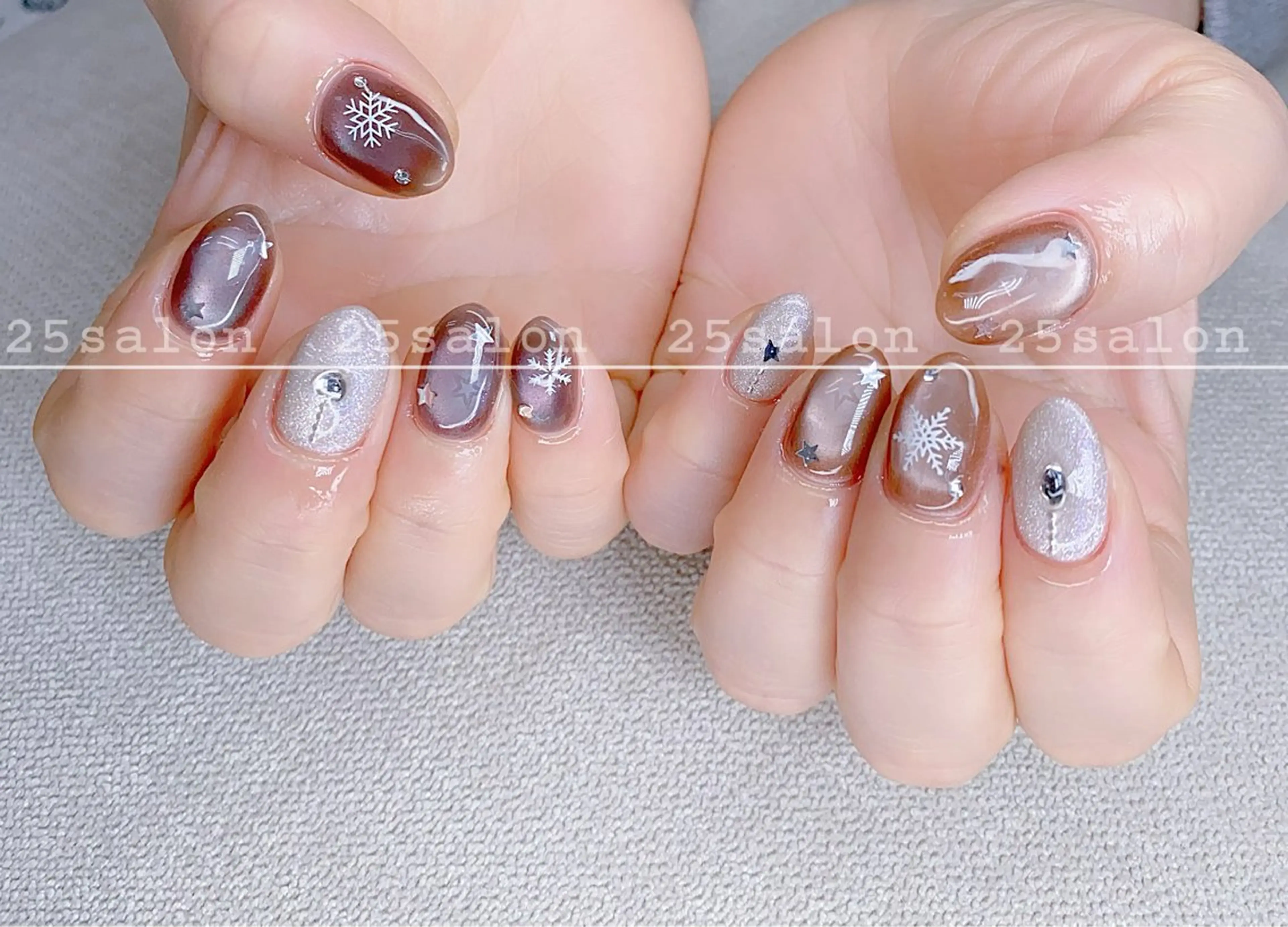 ネイル ジェルネイル 韓国ネイル ニュアンスネイル パラジェル ワンホンネイル 2 5のマツエク・マツパデザイン