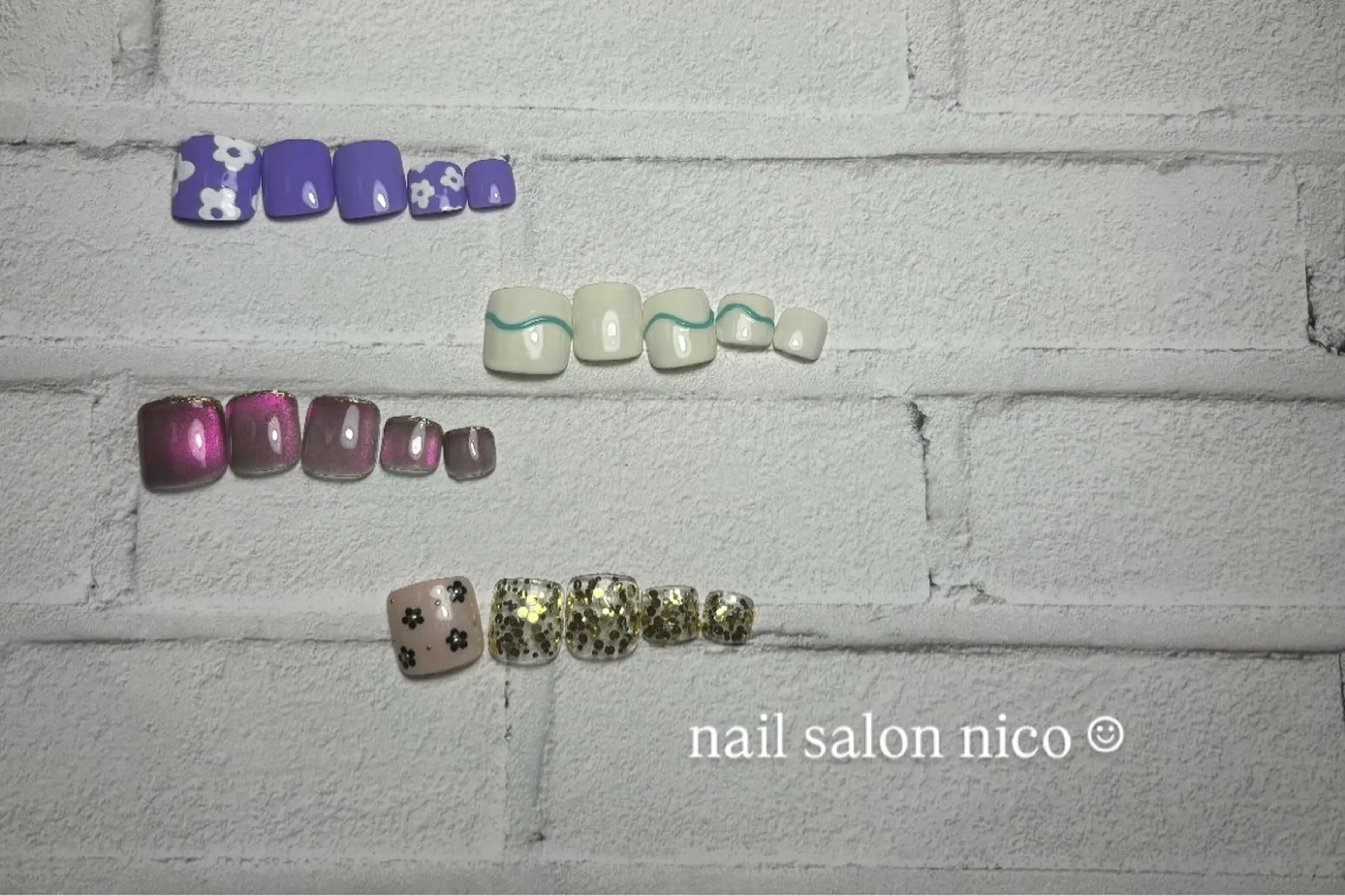 ネイル フットネイル nail salon nico.AIRIのネイルデザイン