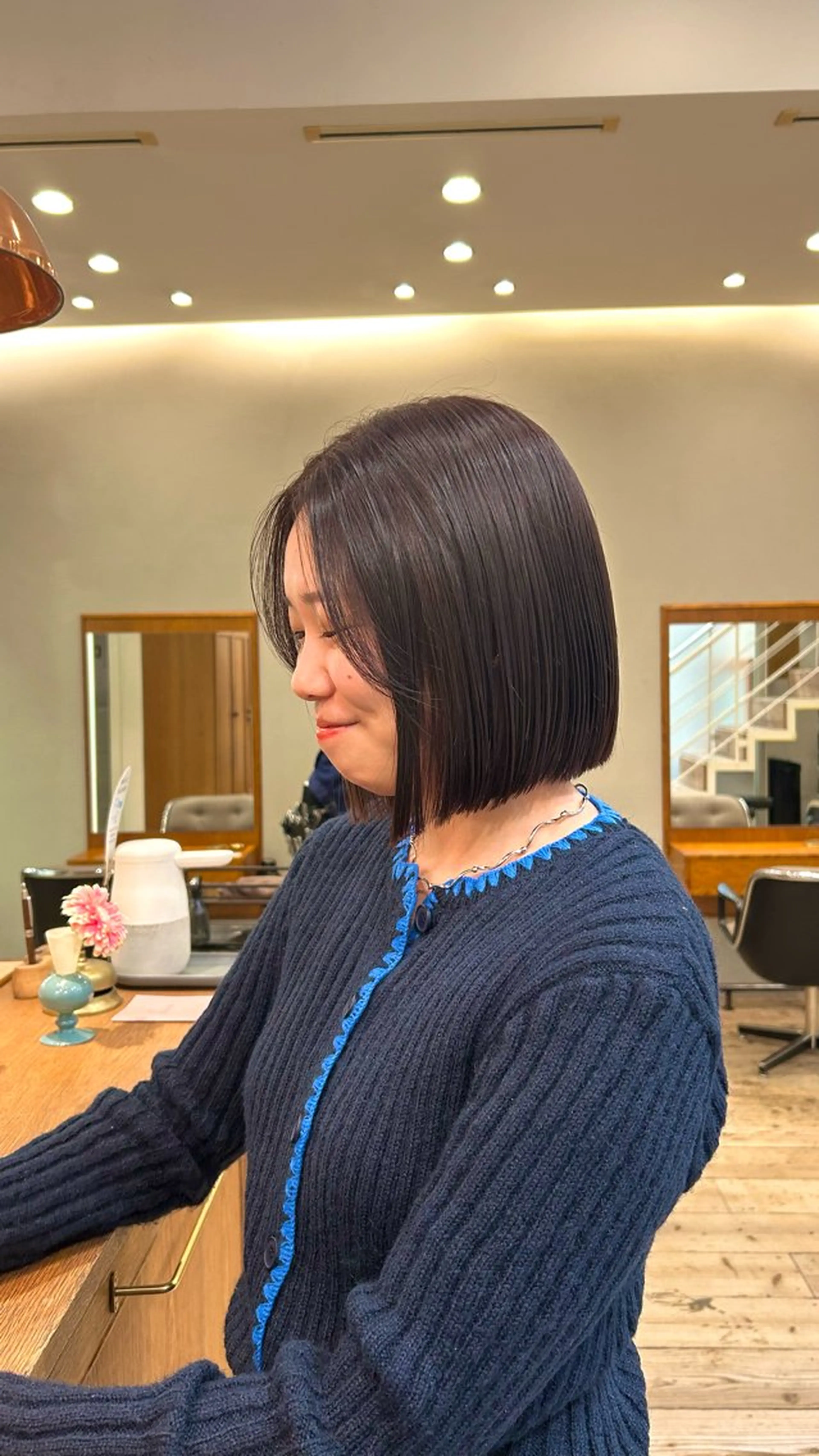 ミディアム 透明感カラー 🦙なりたりみのヘアスタイル
