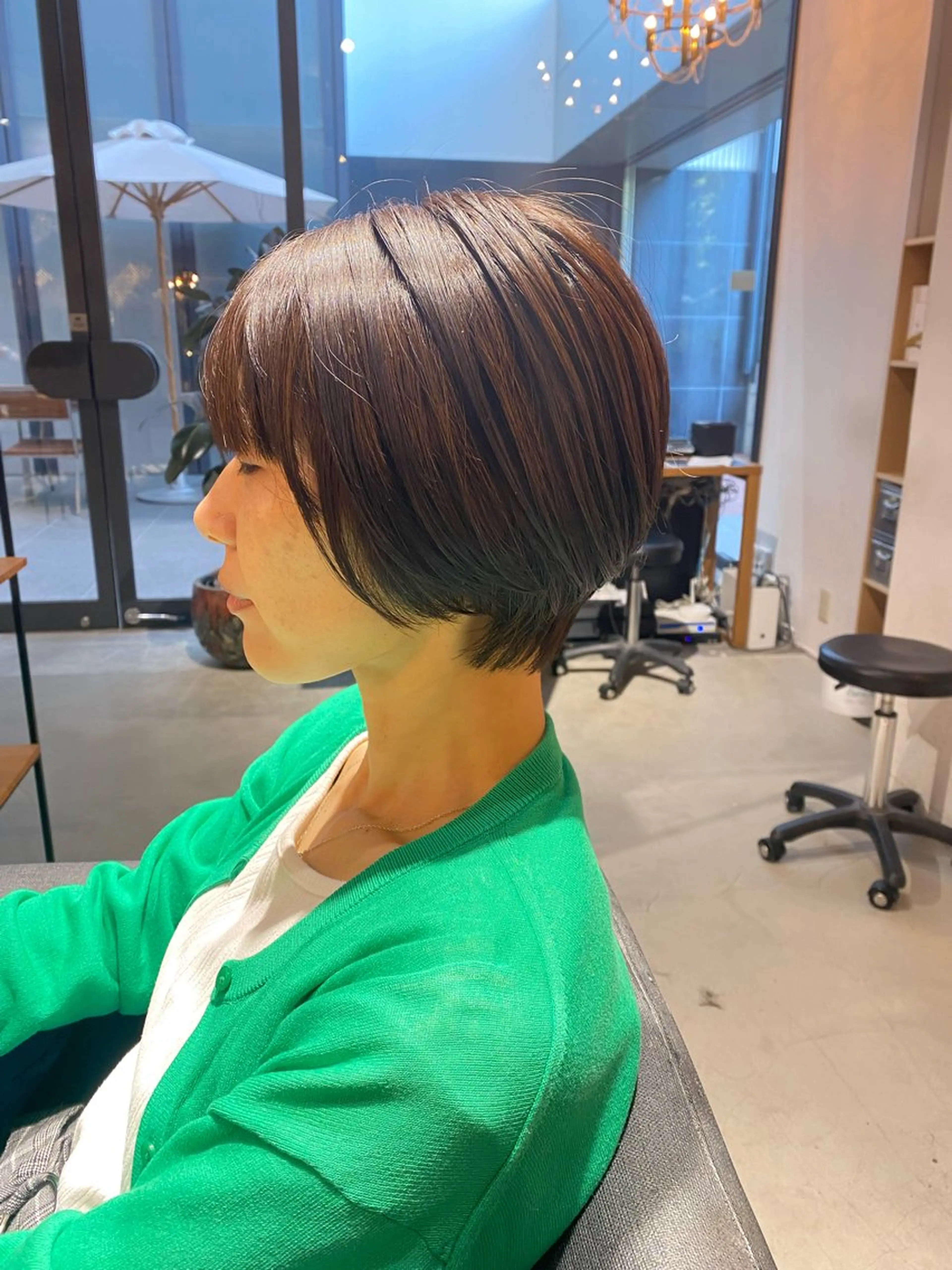 ショート くびれヘア ショートヘア 山本 琴葉 /ボブ /切りっぱなしボブのヘアスタイル