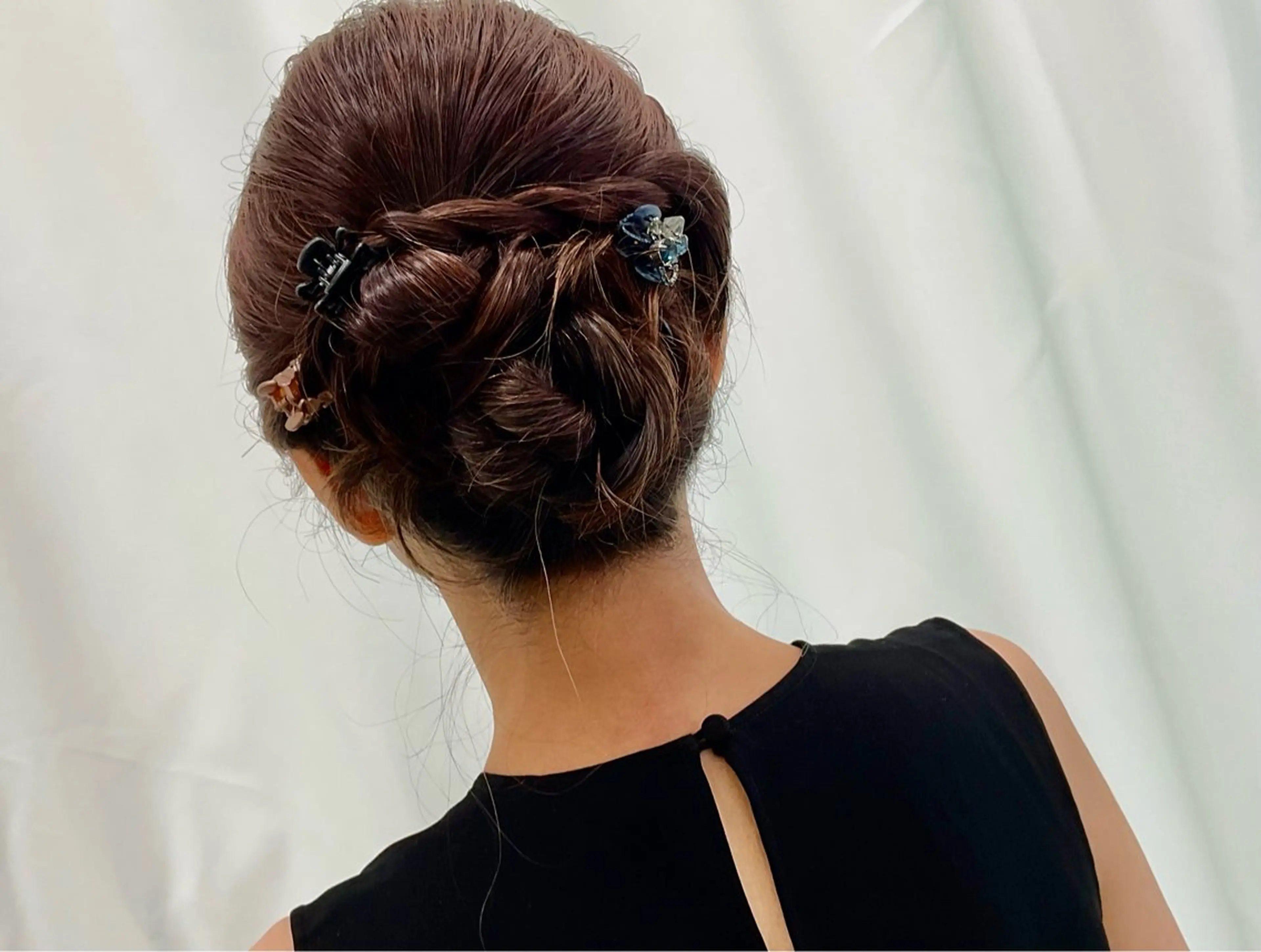 ロング カラー ヘアアレンジ au栄矢場町 水素髪質改善Tのヘアスタイル