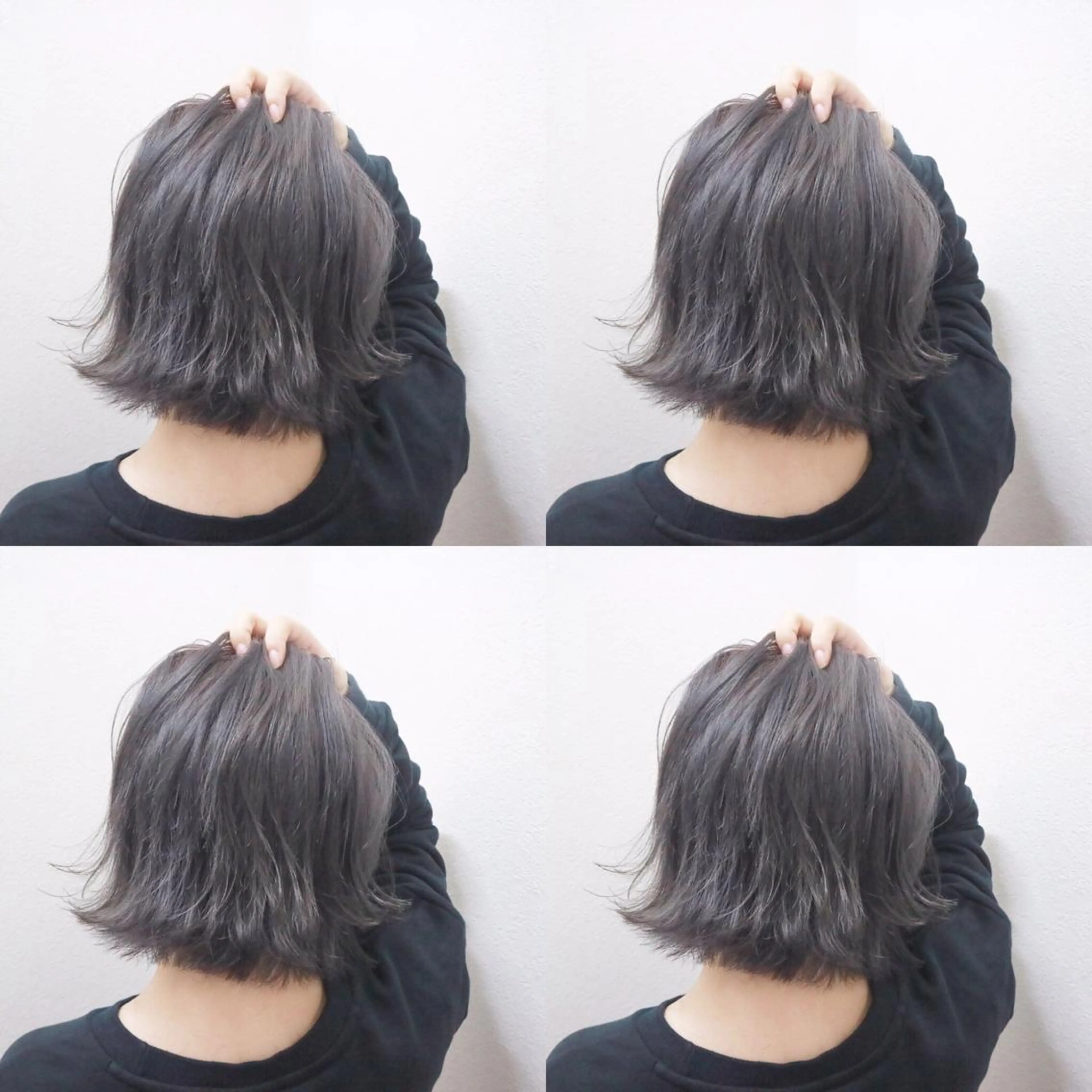 ショート カラー アディクシーカラー アッシュ JILBLAN京都 ショート/ハイライトのヘアスタイル